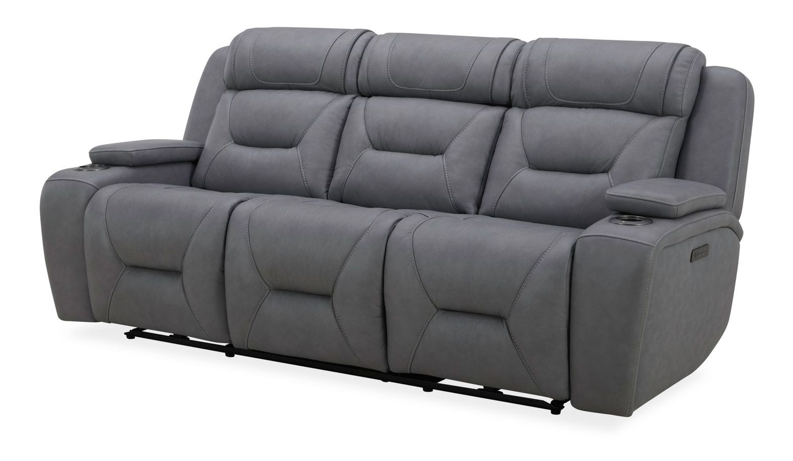 Chapman Power Reclining Leather Set | Alpine Gray or Coal