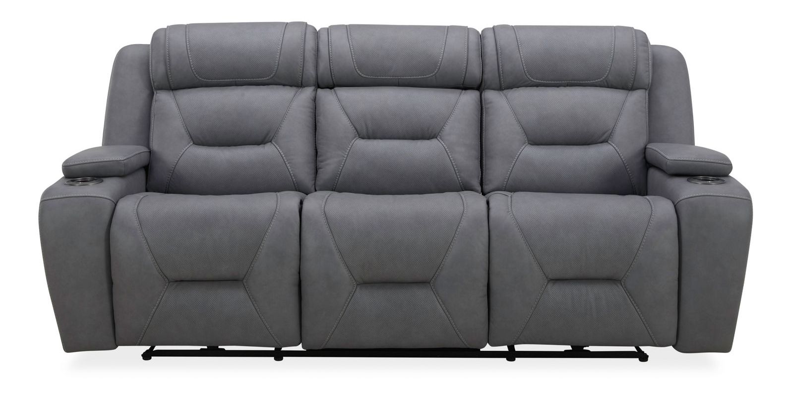 Chapman Leather Power Reclining Sofa | Triple Power Support