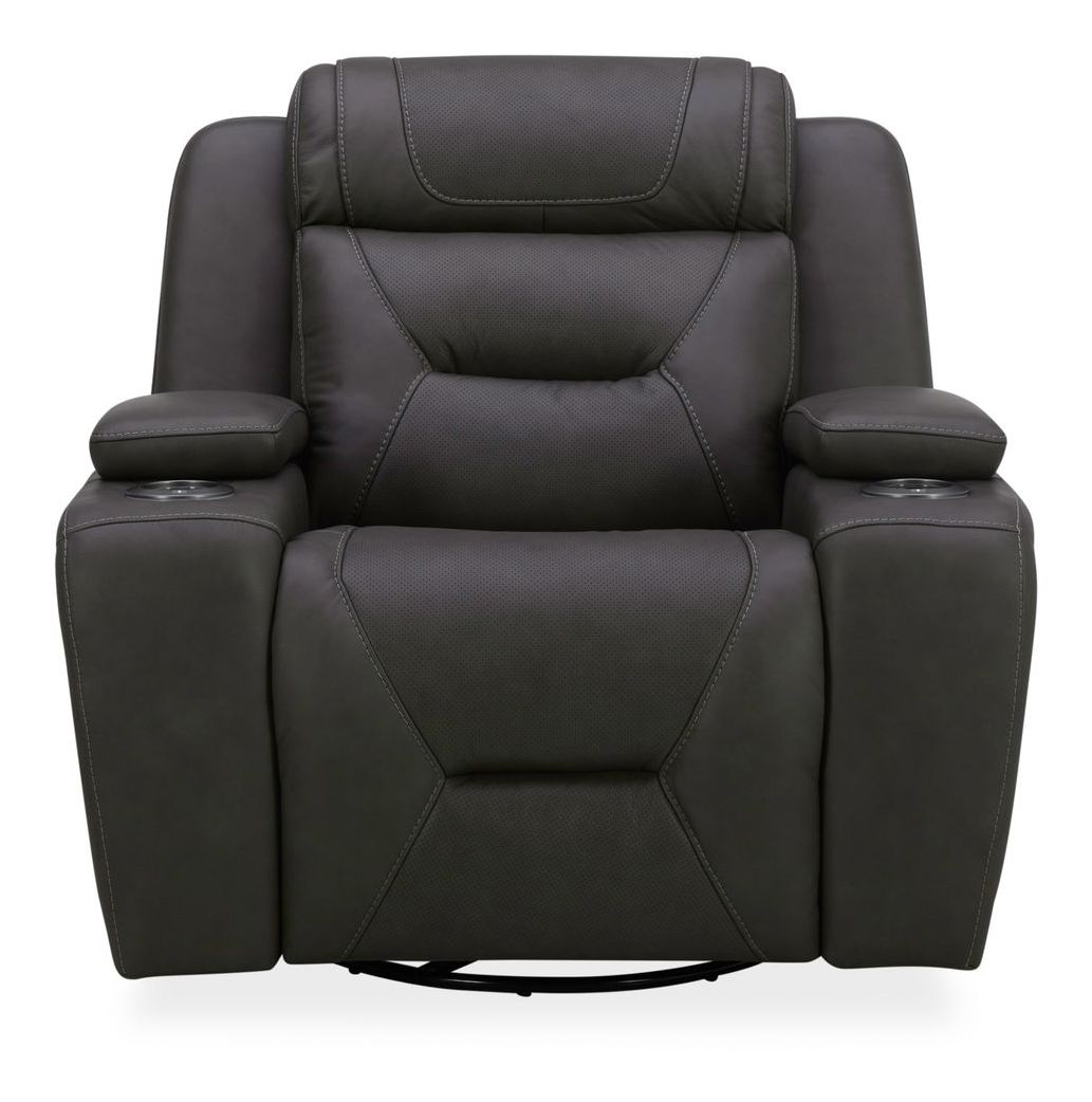 Chapman Power Reclining Leather Set | Alpine Gray or Coal
