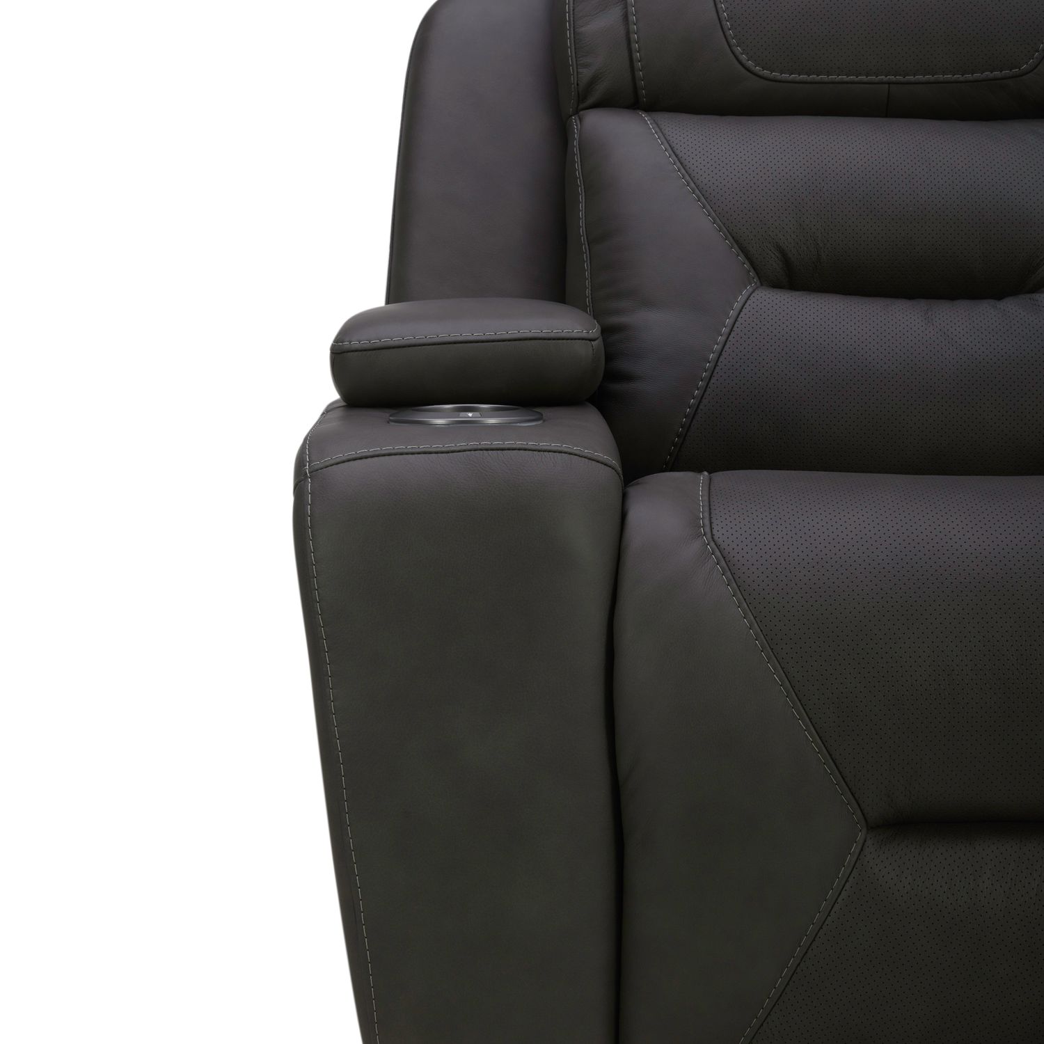 Chapman Power Reclining Leather Set | Alpine Gray or Coal