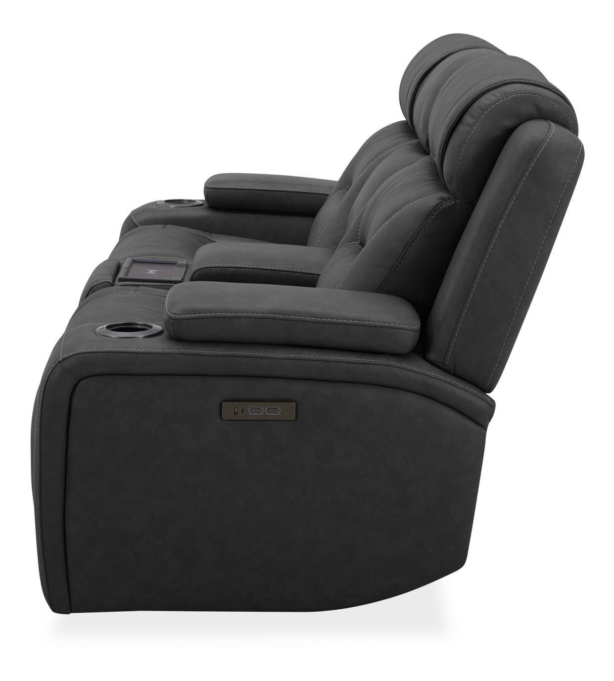 Chapman Power Reclining Leather Set | Alpine Gray or Coal