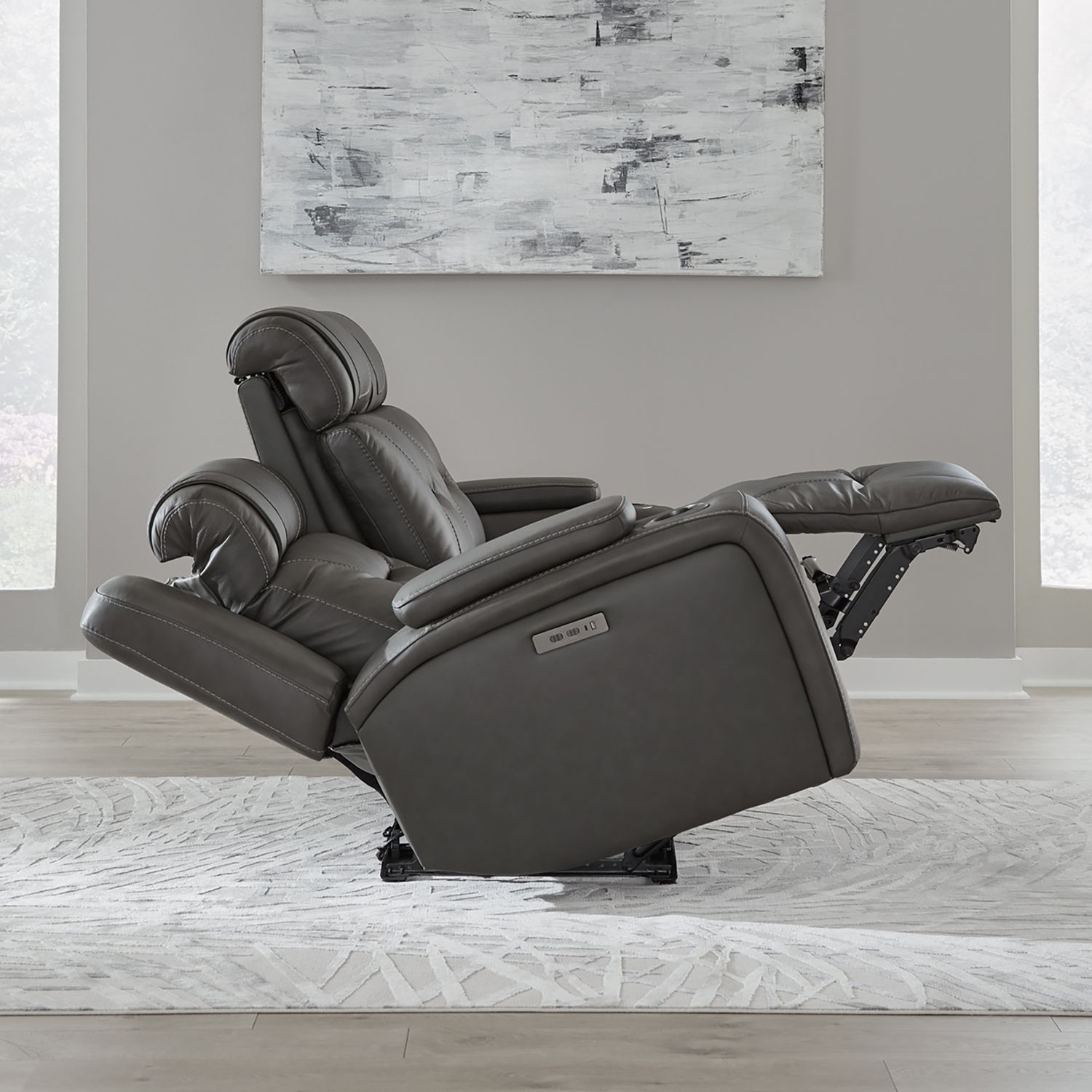 Chapman Leather Power Reclining Sofa w/USB Chargers