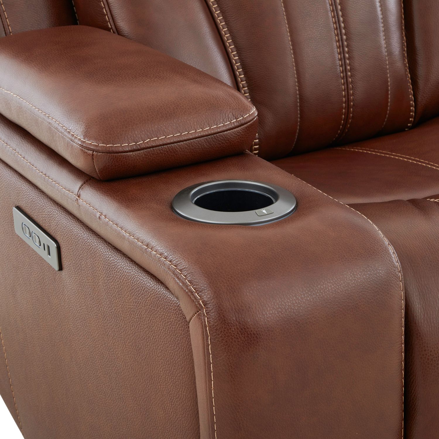 Caswell Leather Power Reclining Set | Zero Gravity & Bluetooth