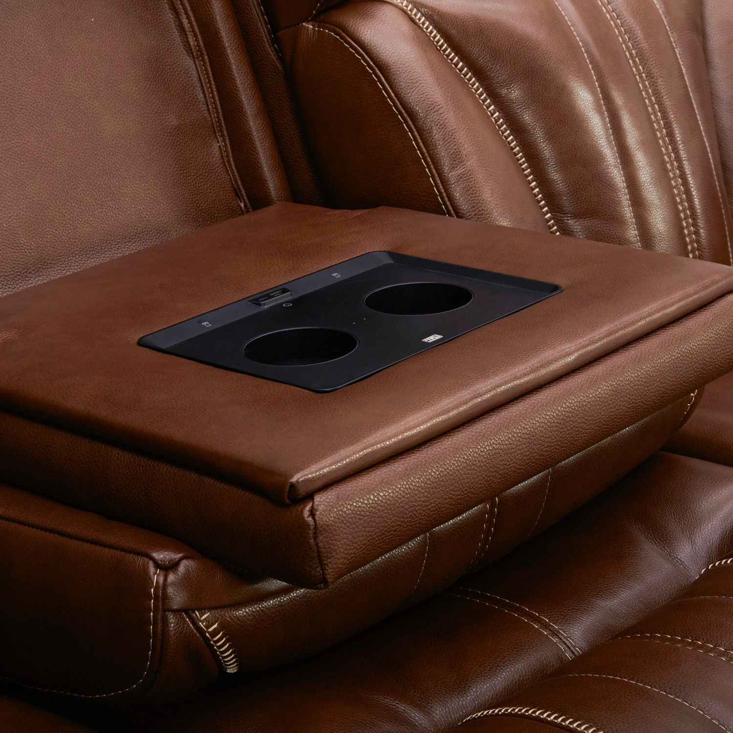 Caswell Leather Power Reclining Set | Zero Gravity & Bluetooth
