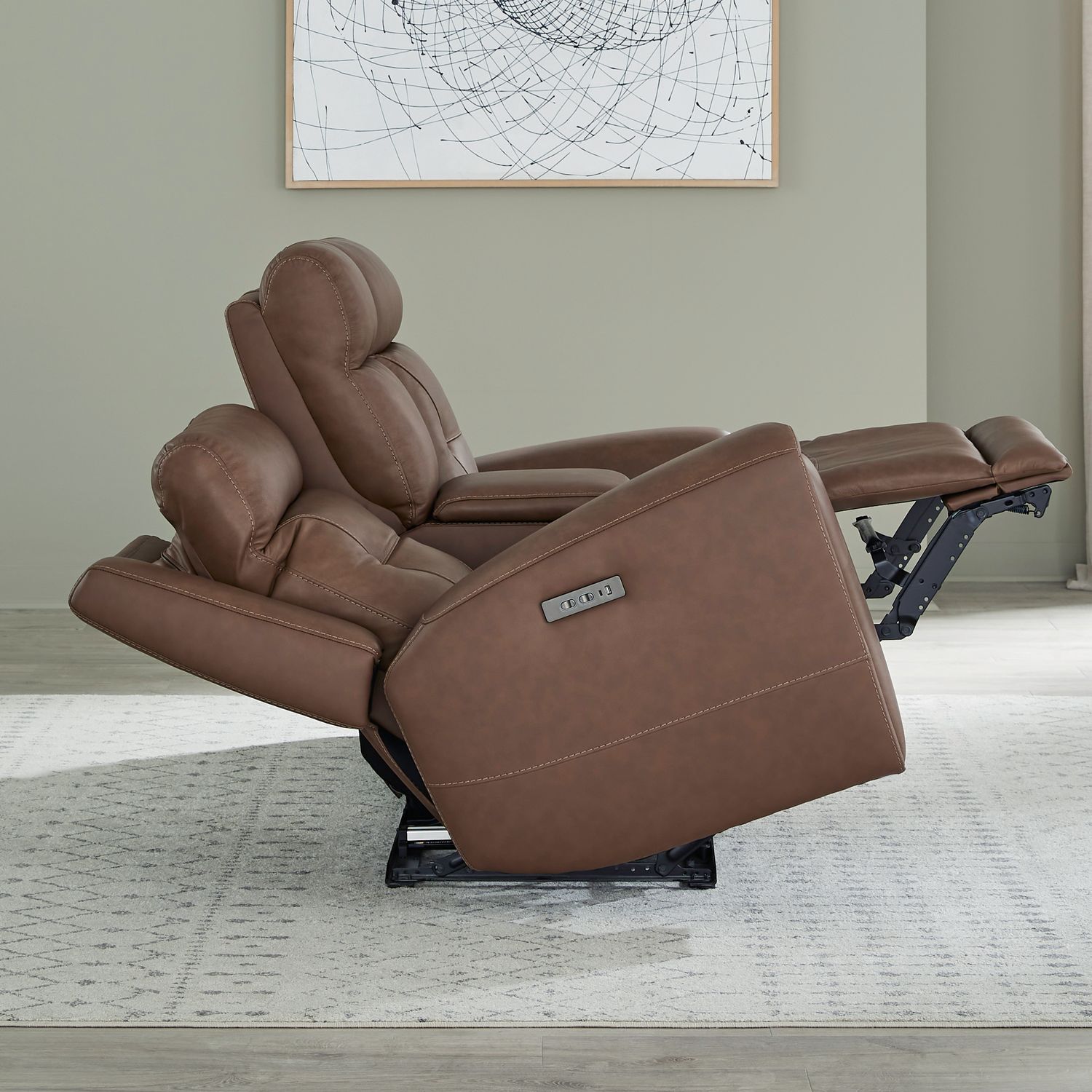 Beckham Leather Power Reclining Living Room Set | Zero Gravity