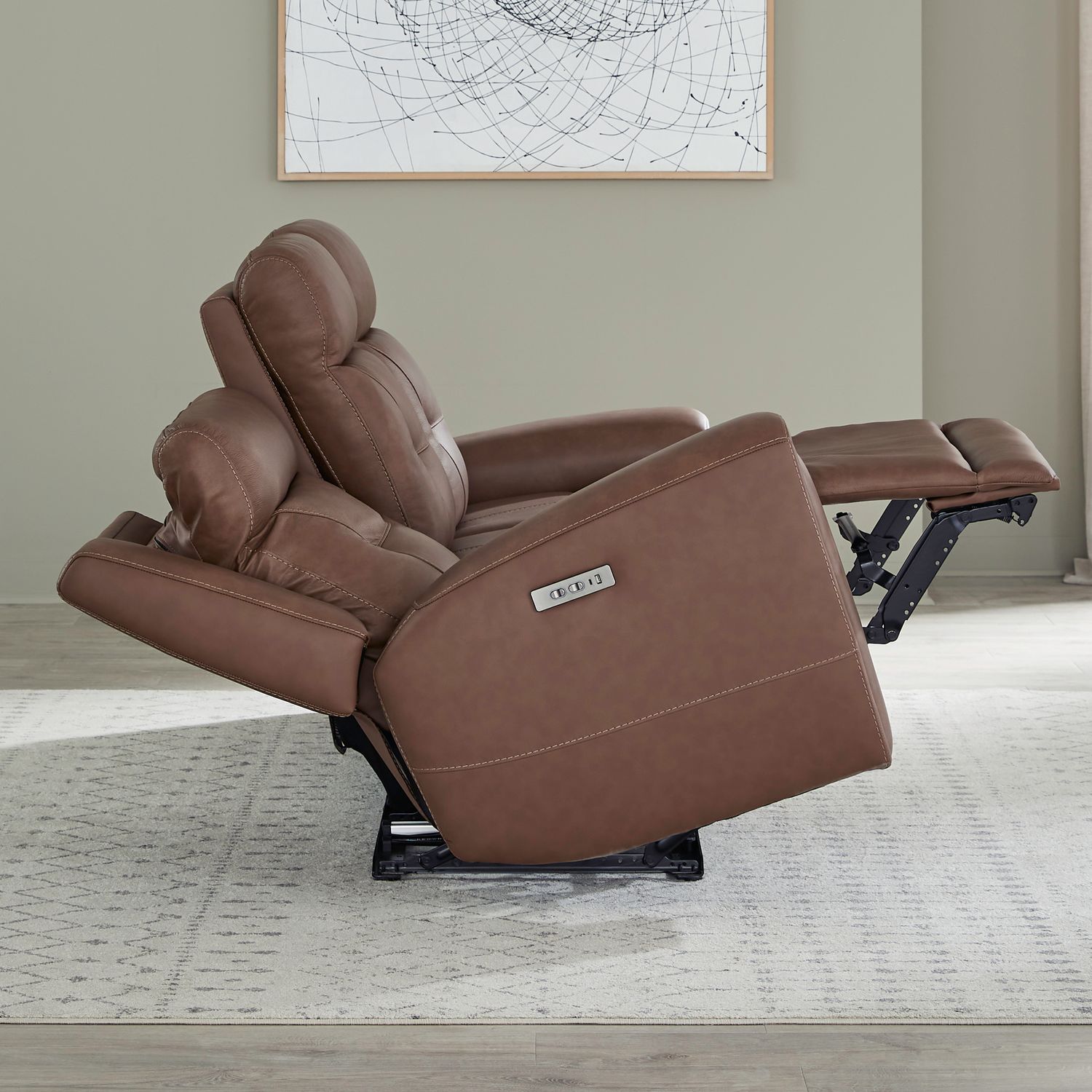 Beckham Leather Power Reclining Living Room Set | Zero Gravity