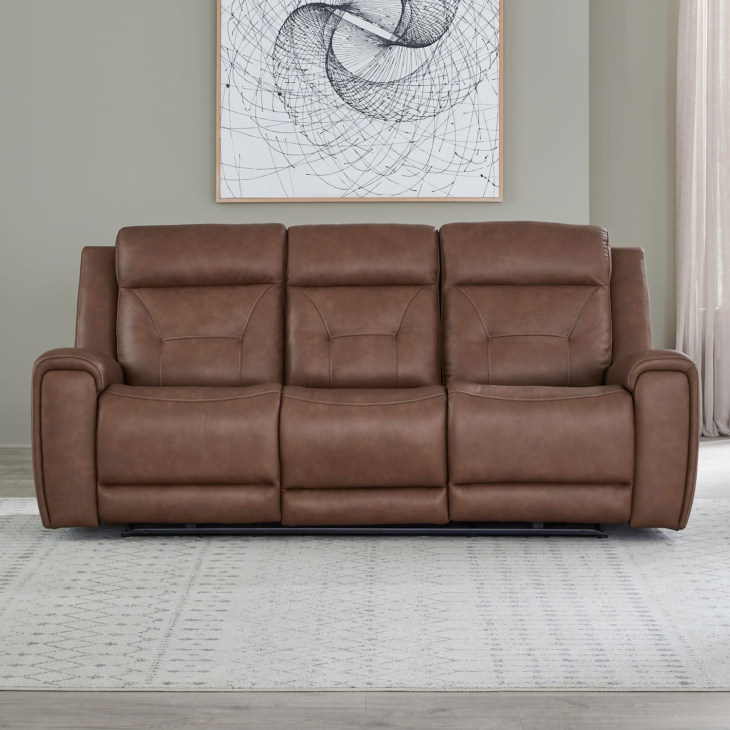 Beckham Leather Power Reclining Living Room Set | Zero Gravity