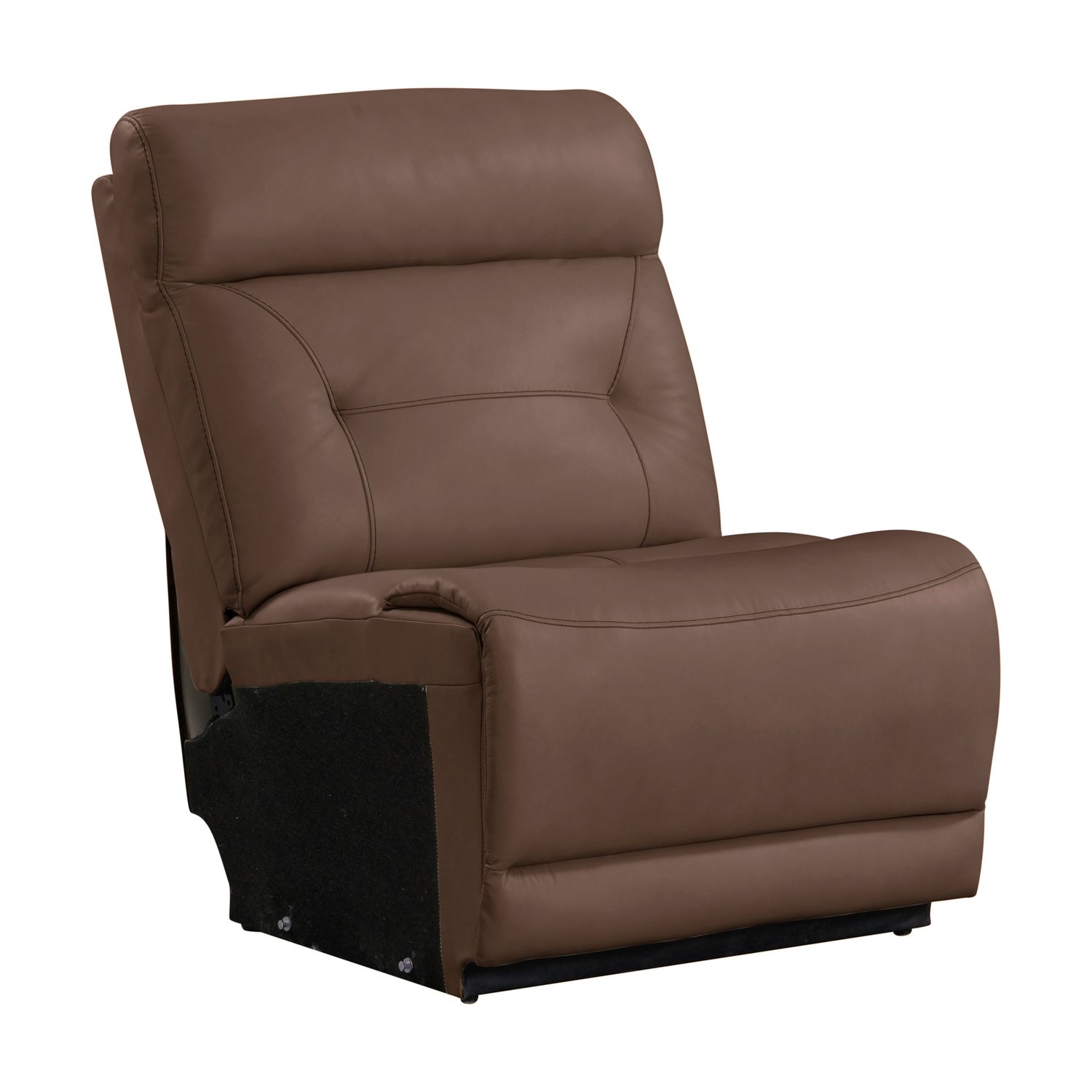 Beckham Leather 7-Piece Power Reclining Sectional w/USB Chargers