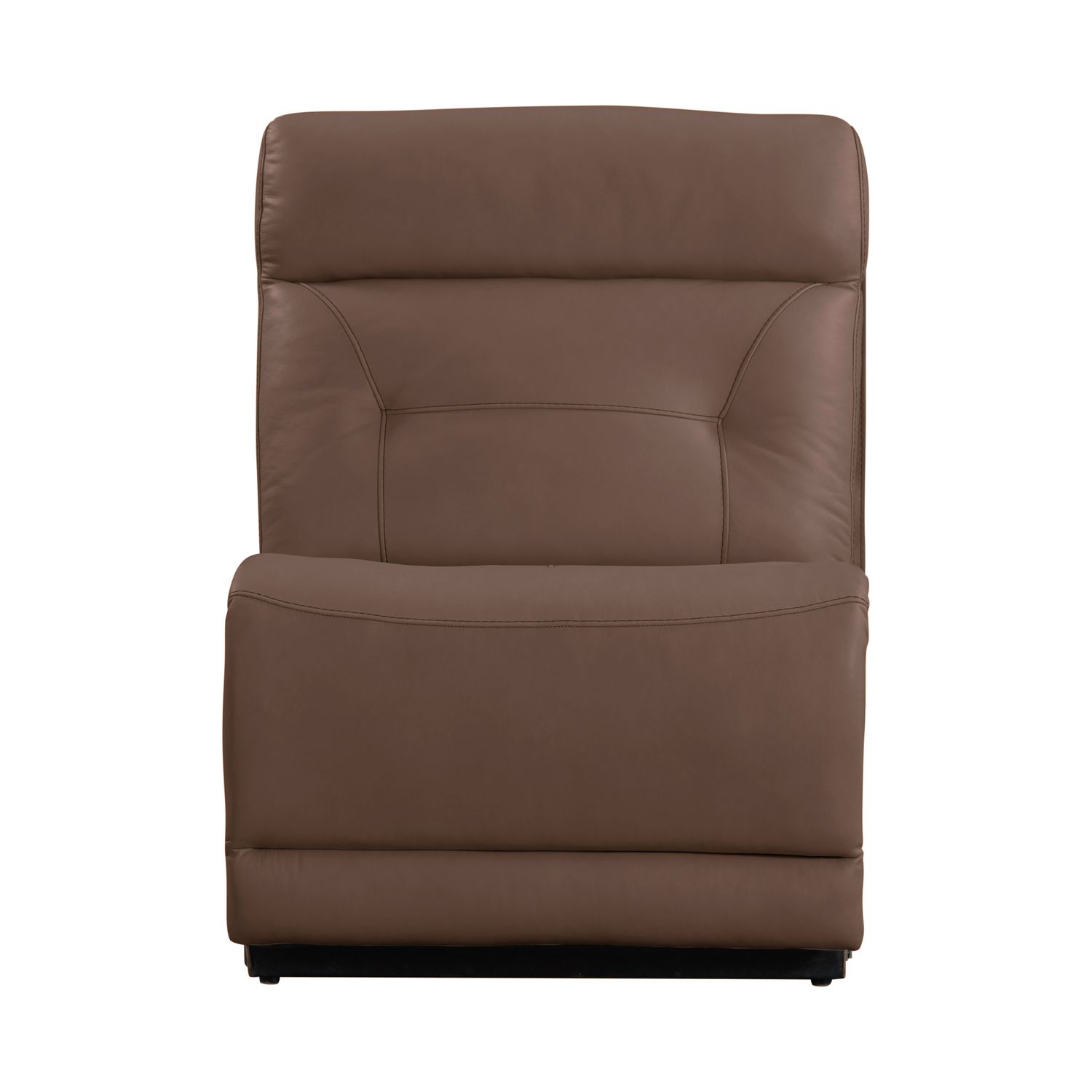 Beckham Leather 6-Piece Power Reclining Sectional w/USB Chargers