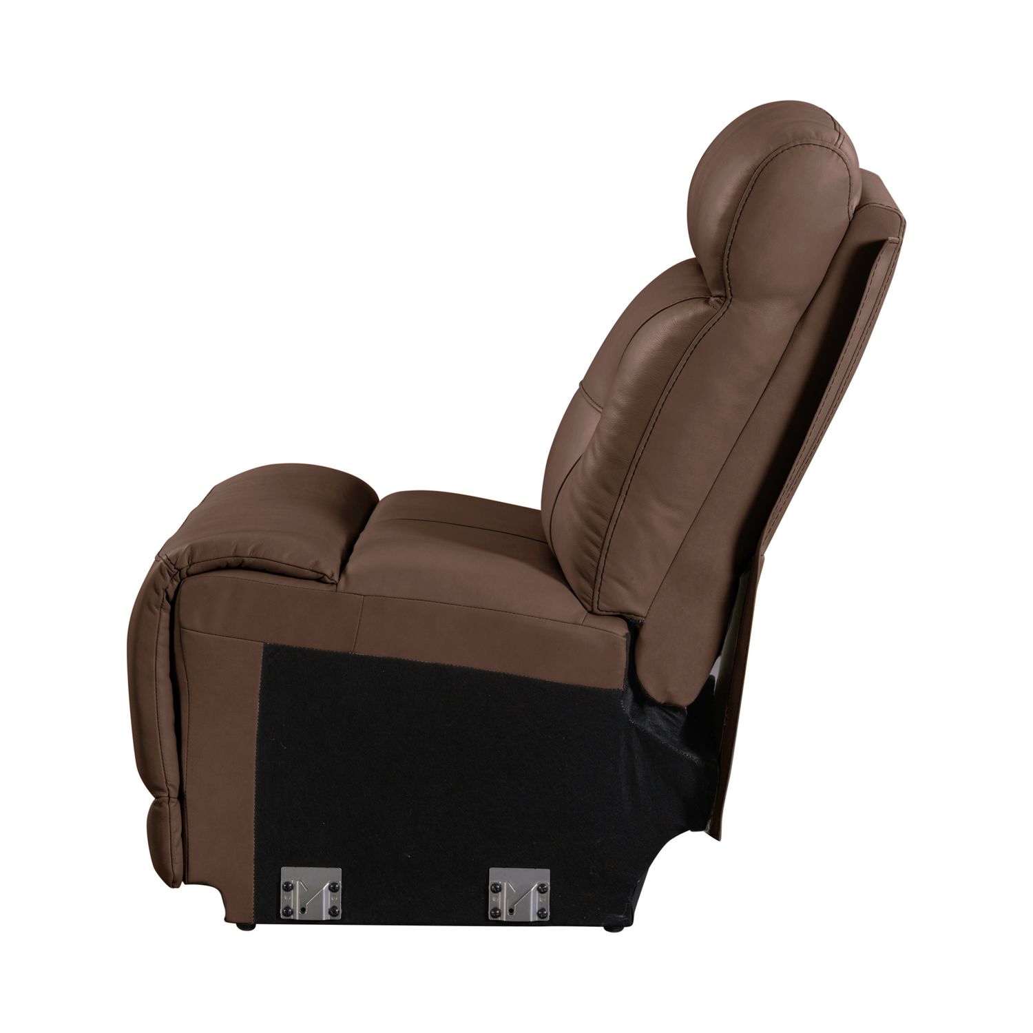 Beckham Leather 6-Piece Power Reclining Sectional w/USB Chargers