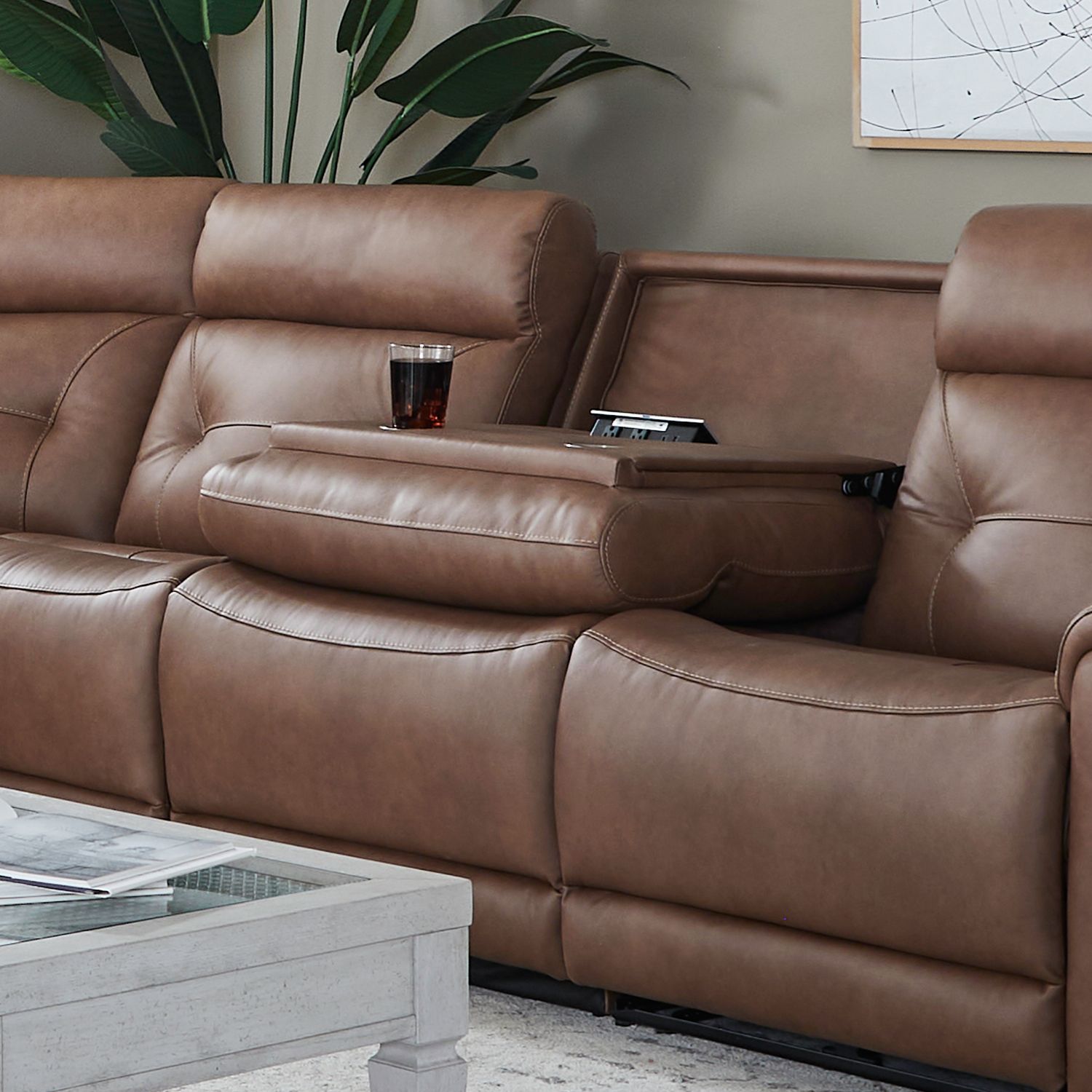 Beckham Leather Power Reclining Living Room Set | Zero Gravity