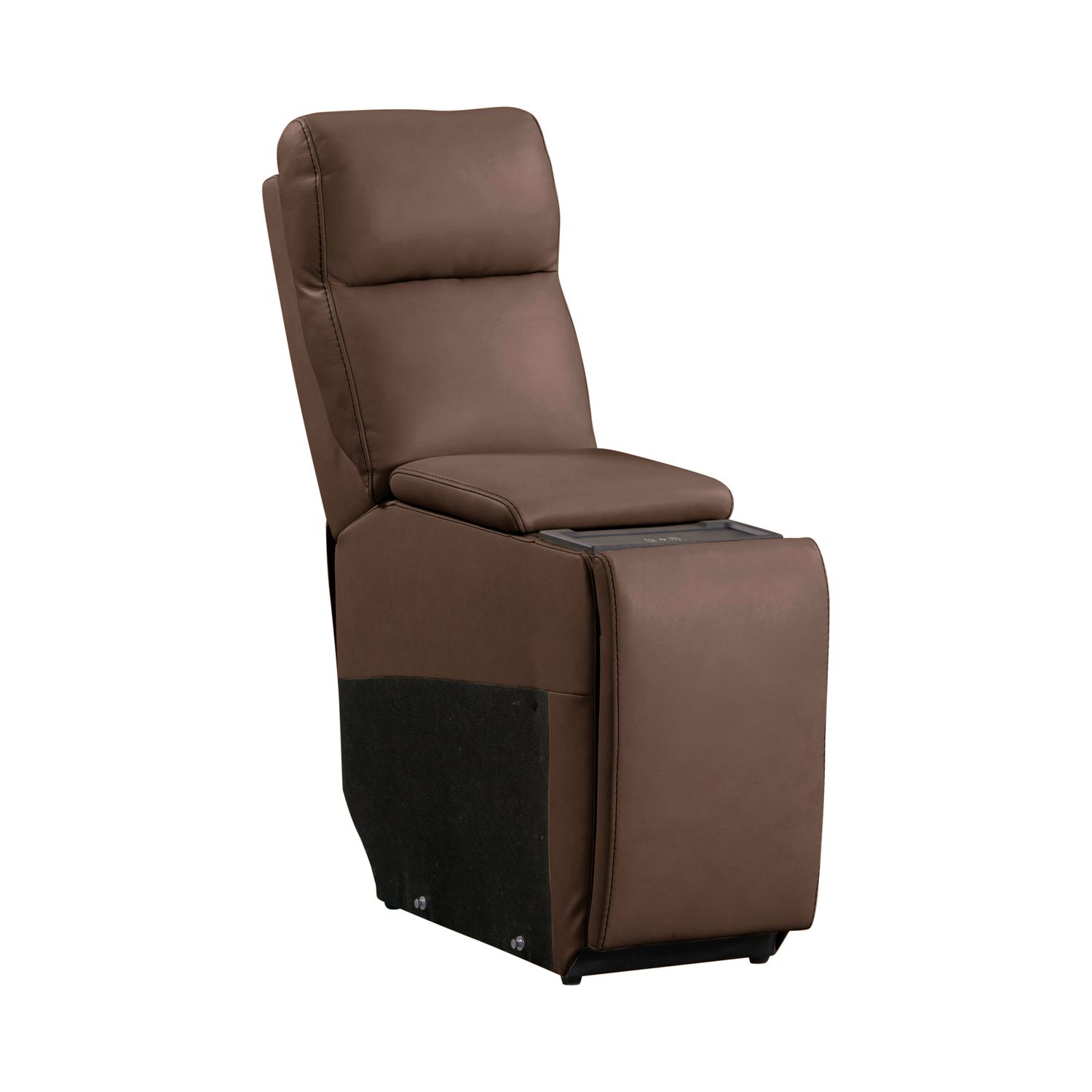Beckham Leather 6-Piece Power Reclining Sectional w/USB Chargers