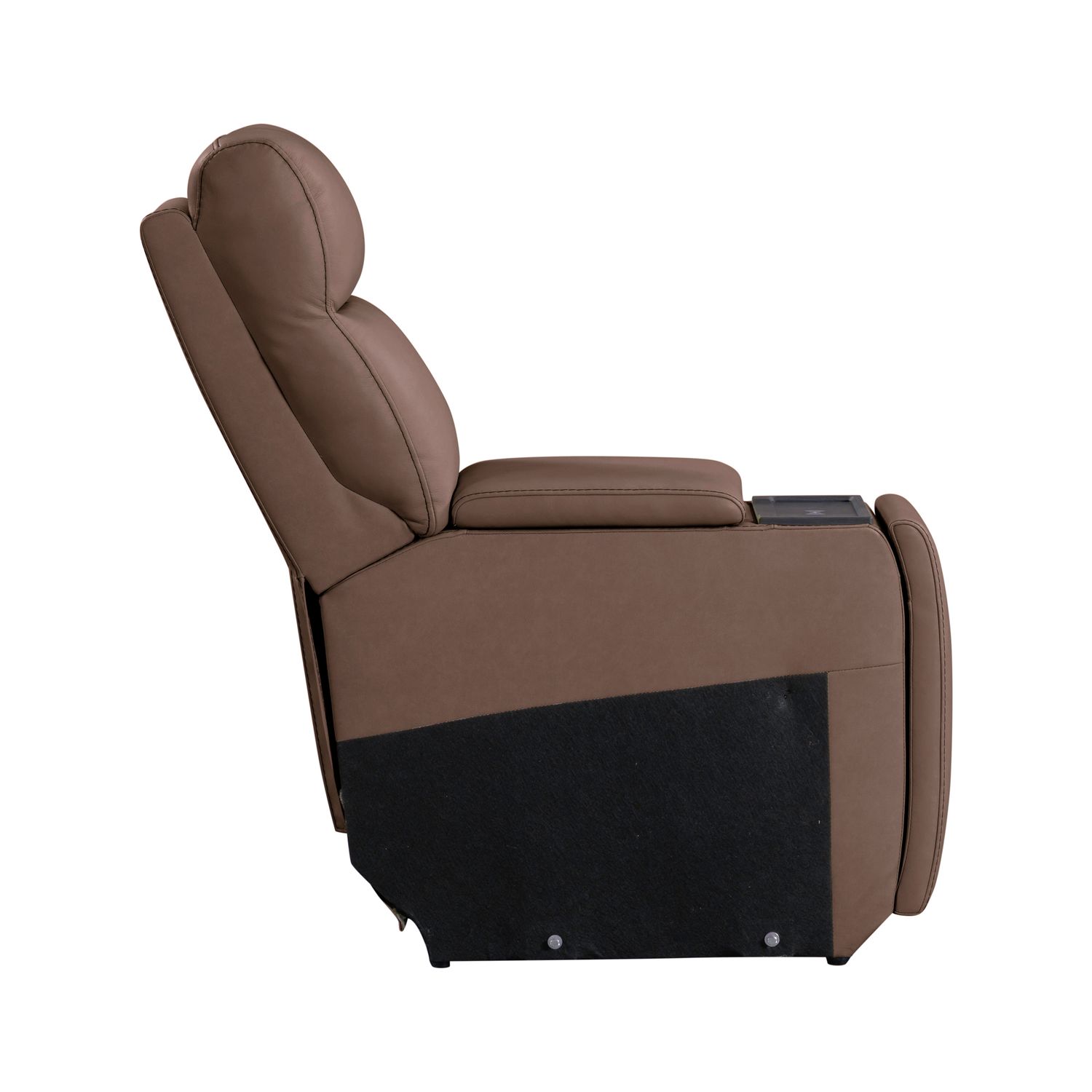 Beckham Leather 7-Piece Power Reclining Sectional w/USB Chargers