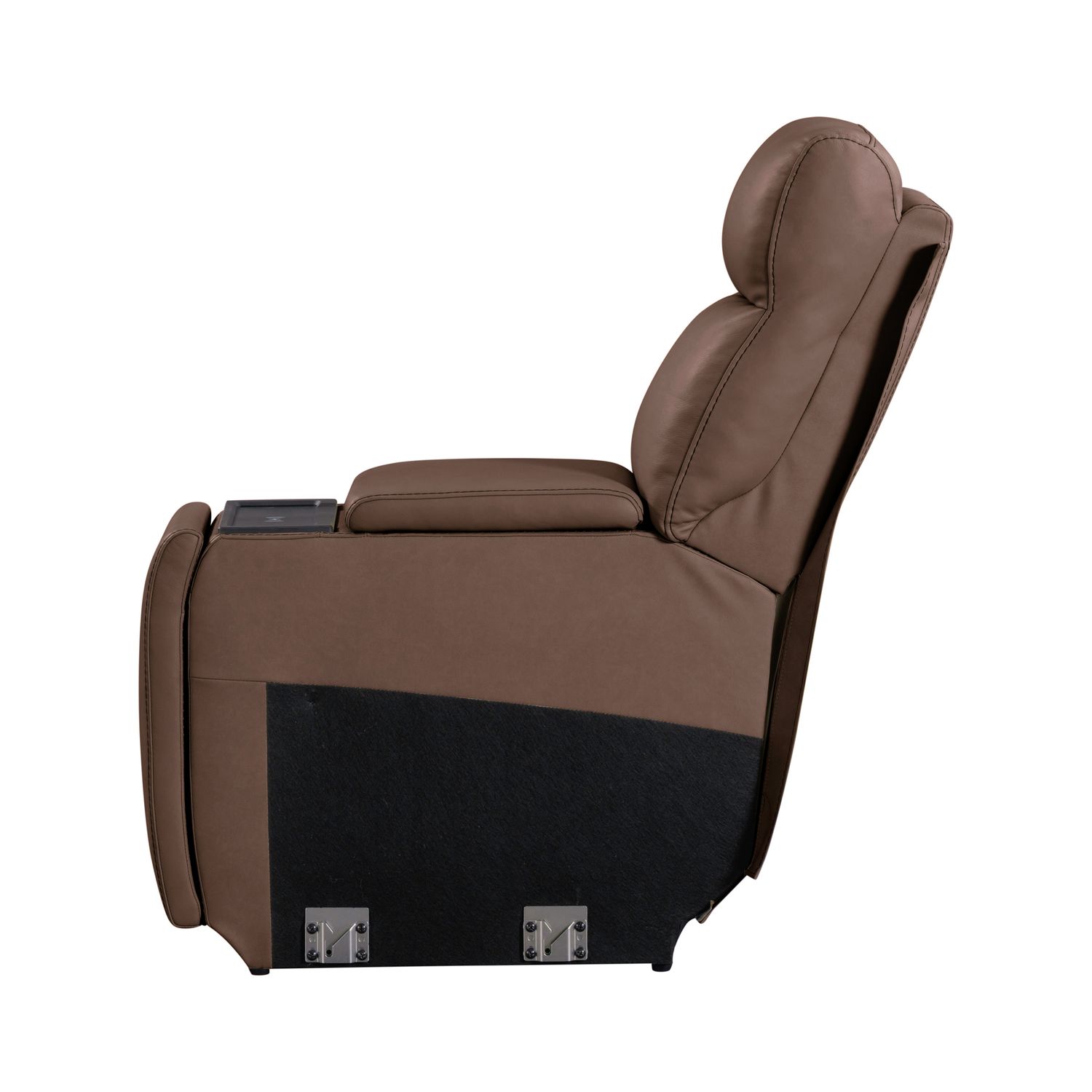 Beckham Leather 6-Piece Power Reclining Sectional w/USB Chargers