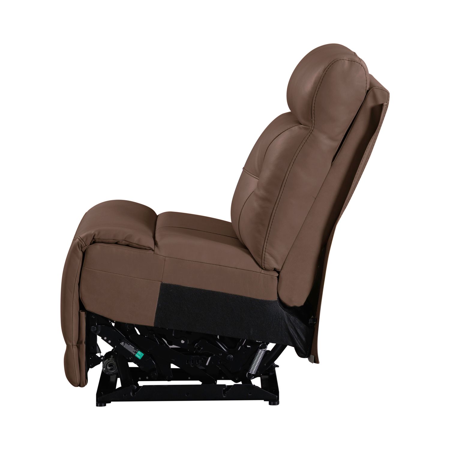 Beckham Leather 6-Piece Power Reclining Sectional w/USB Chargers