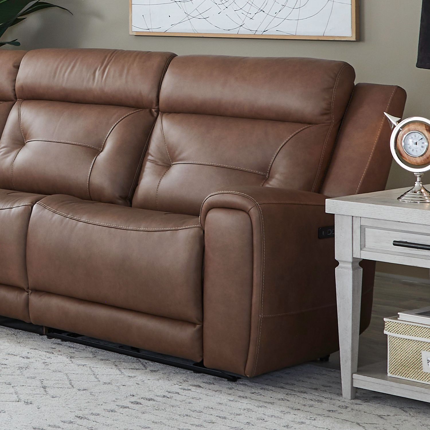Beckham Leather Power Reclining Living Room Set | Zero Gravity