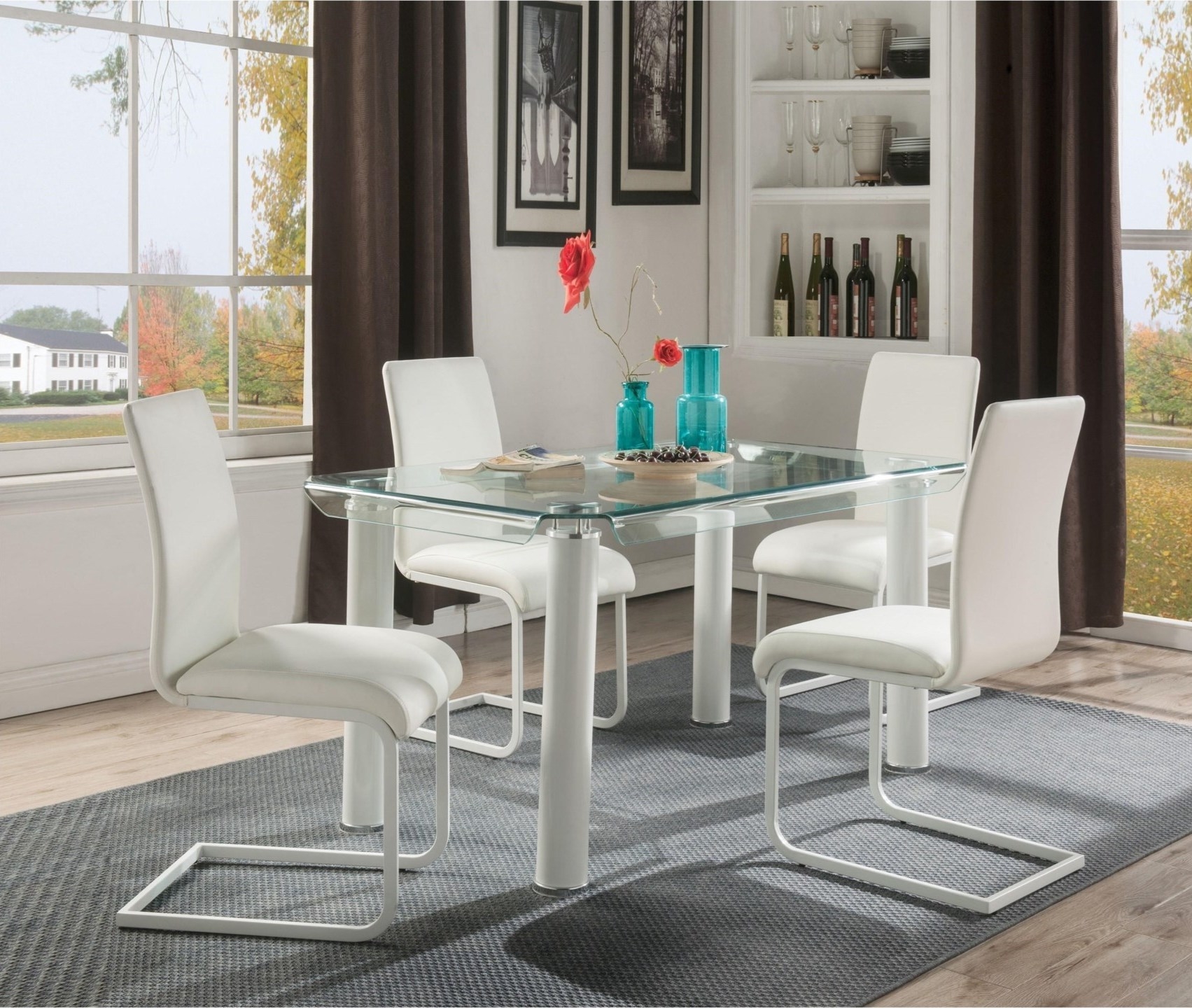 Gordie Leatherette Side Chair