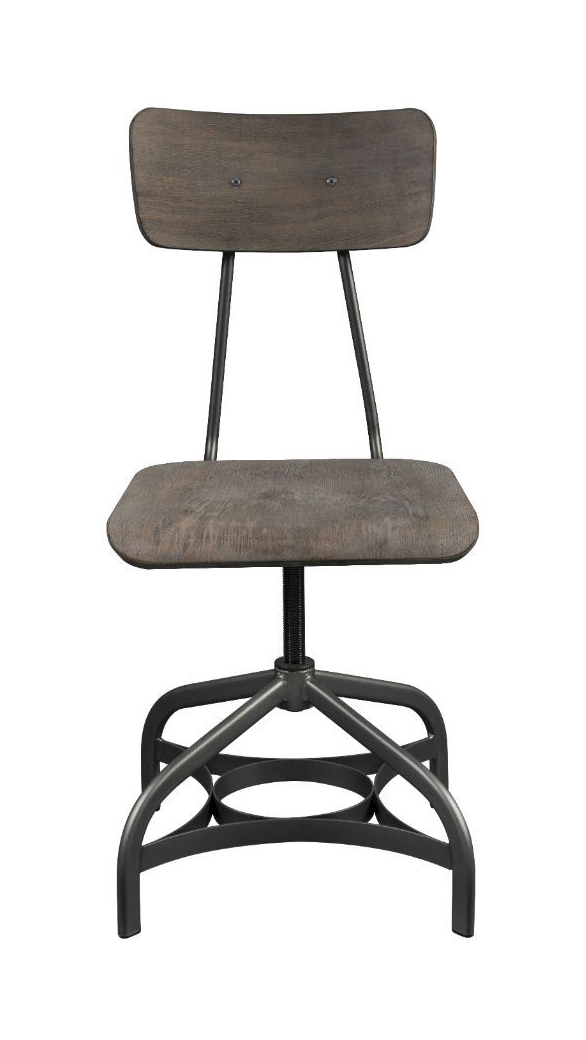 Jonquil Wood/Metal Swivel Side Chair