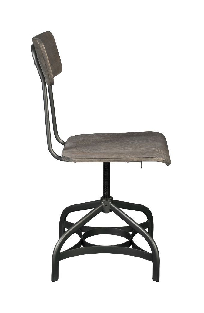 Jonquil Wood/Metal Swivel Side Chair