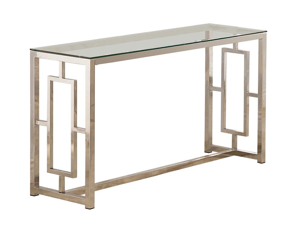 Merced Rectangle Glass Top Sofa Table