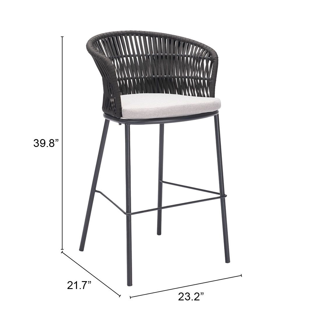 Freycinet Polyester/Steel Outdoor Barstool