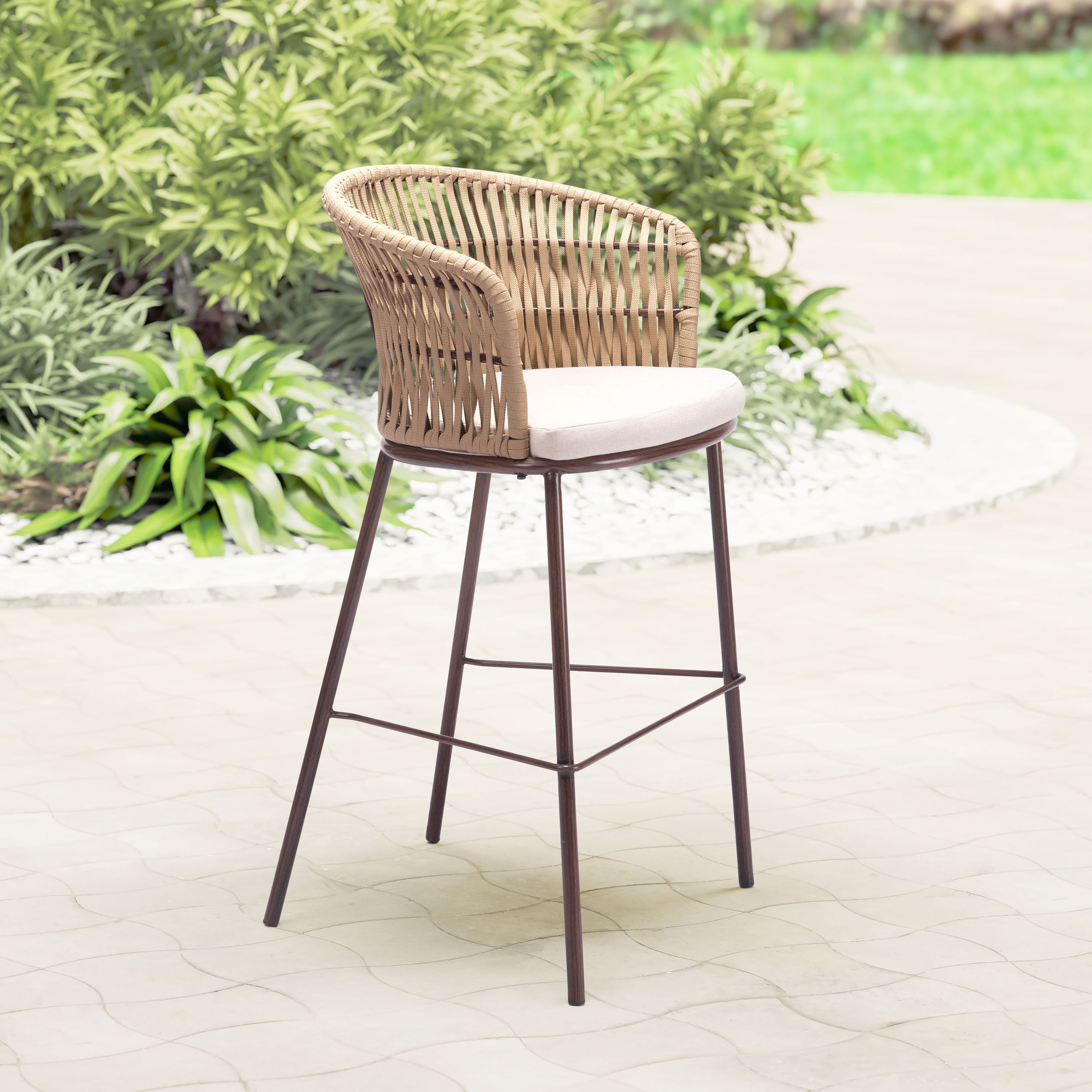 Freycinet Polyester/Steel Outdoor Barstool