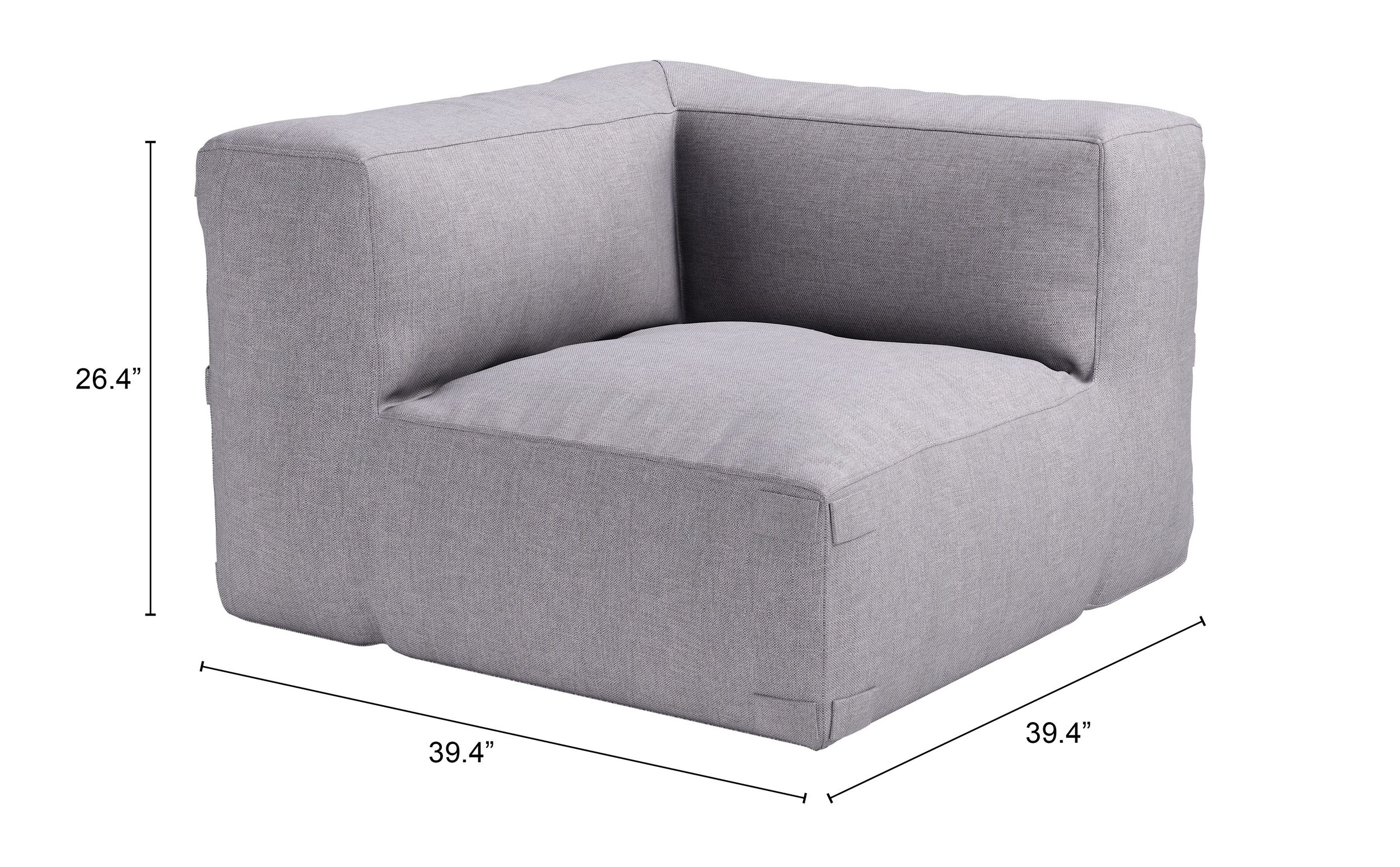 Luanda Olefin Modular Outdoor Corner Chair