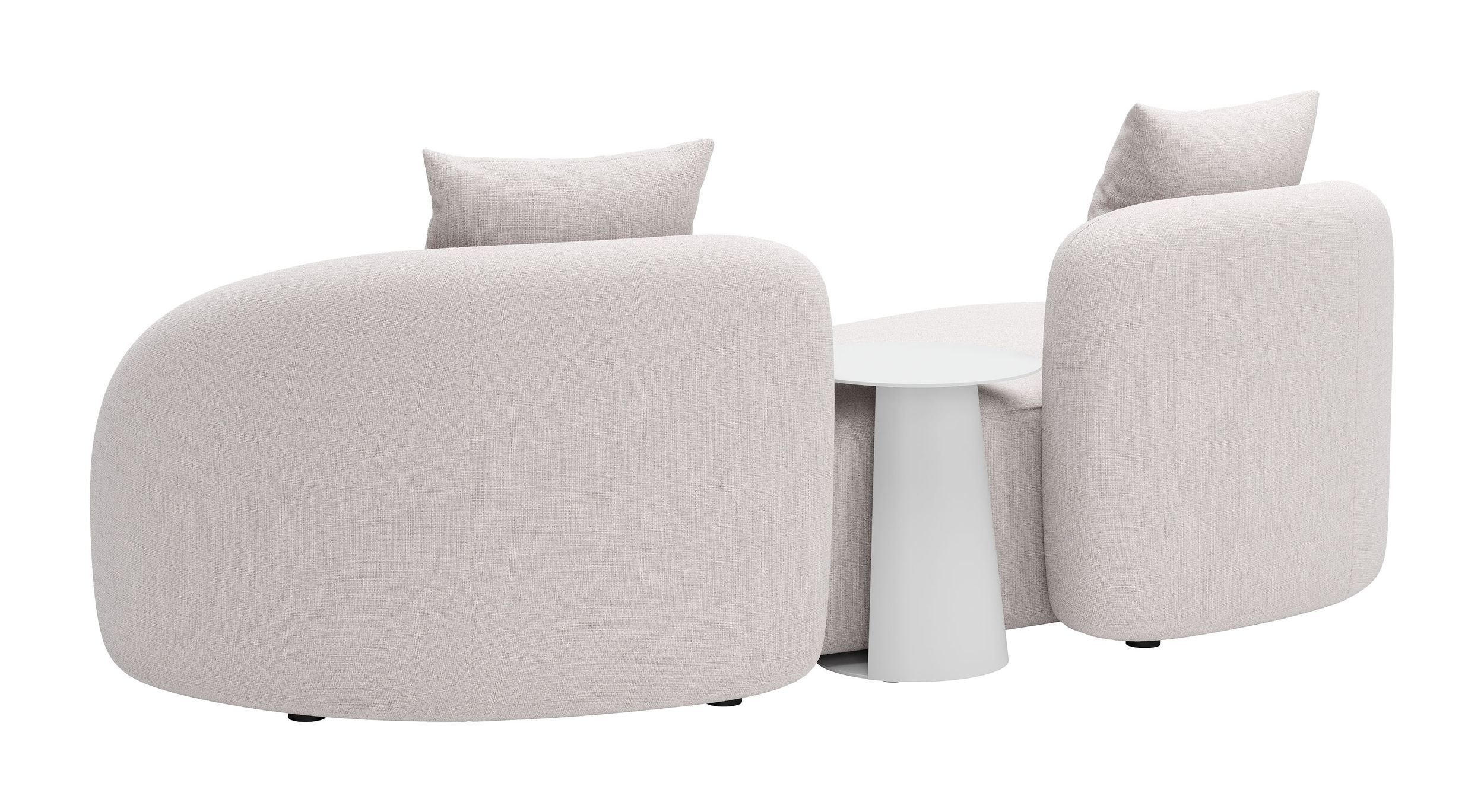 CARTER PLUS - Modern 3 Seater Sofa in Fabric