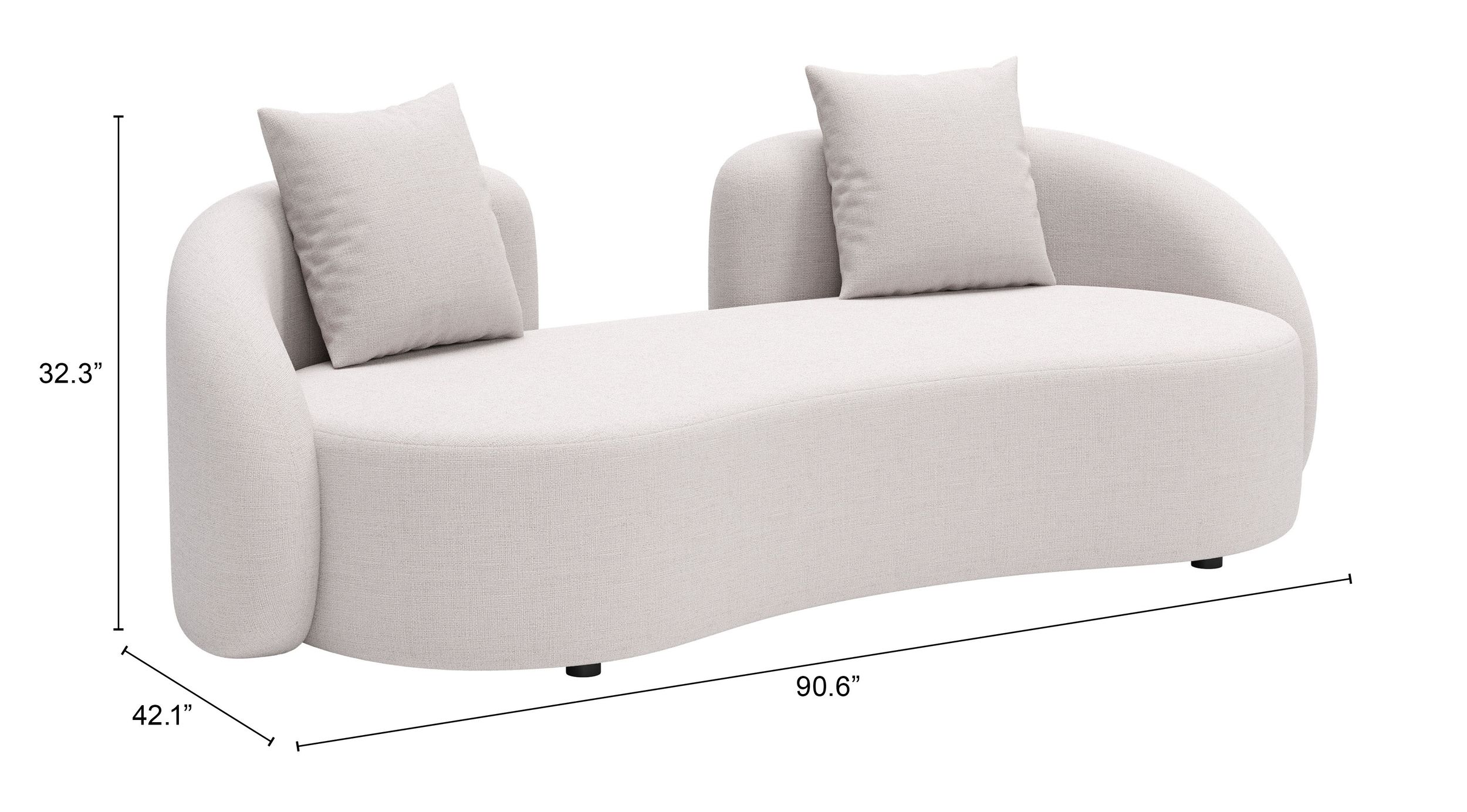Butter Lounge Sofa (Gray)
