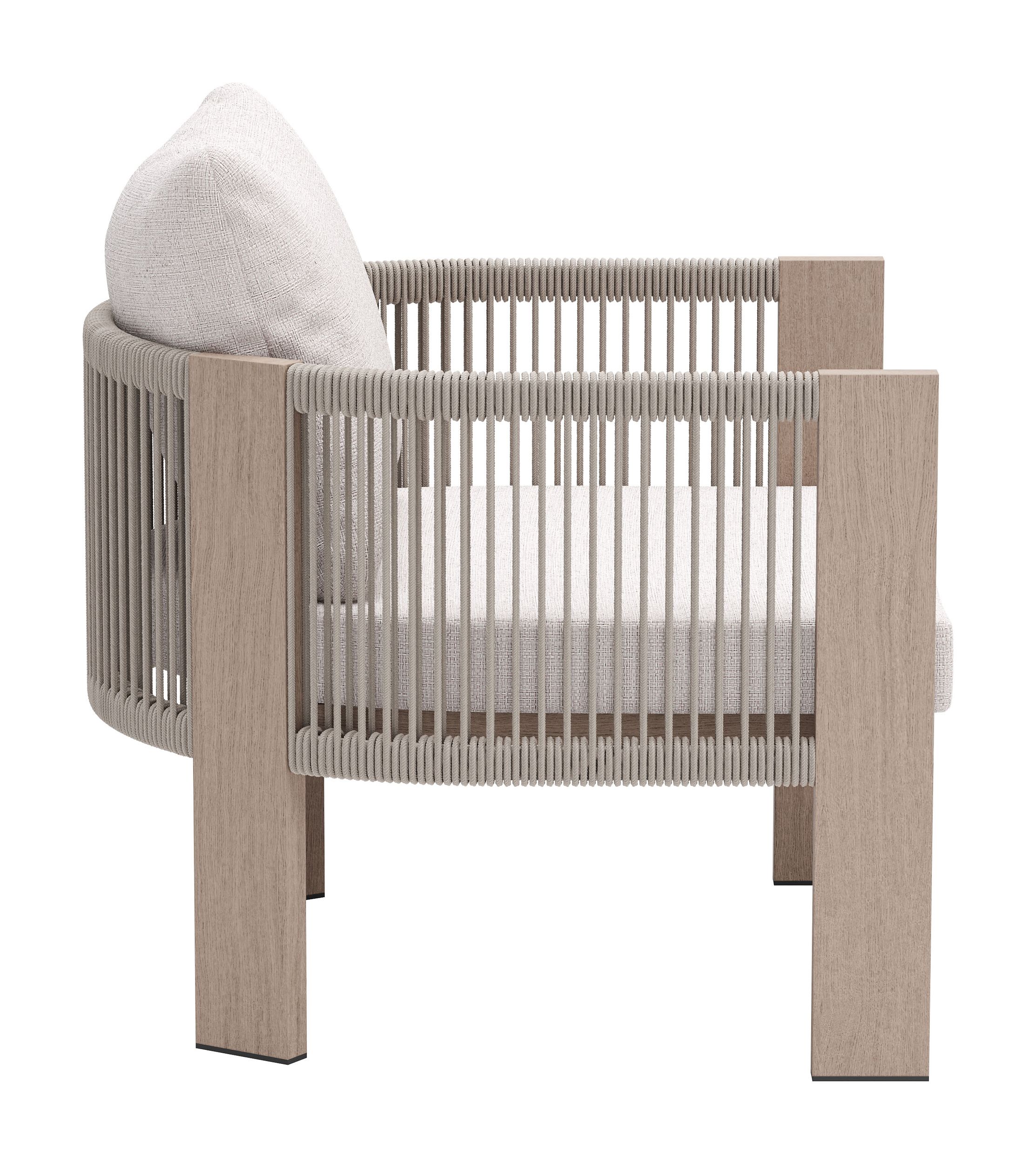 Rebel Olefin/Aluminum Outdoor Accent Chair