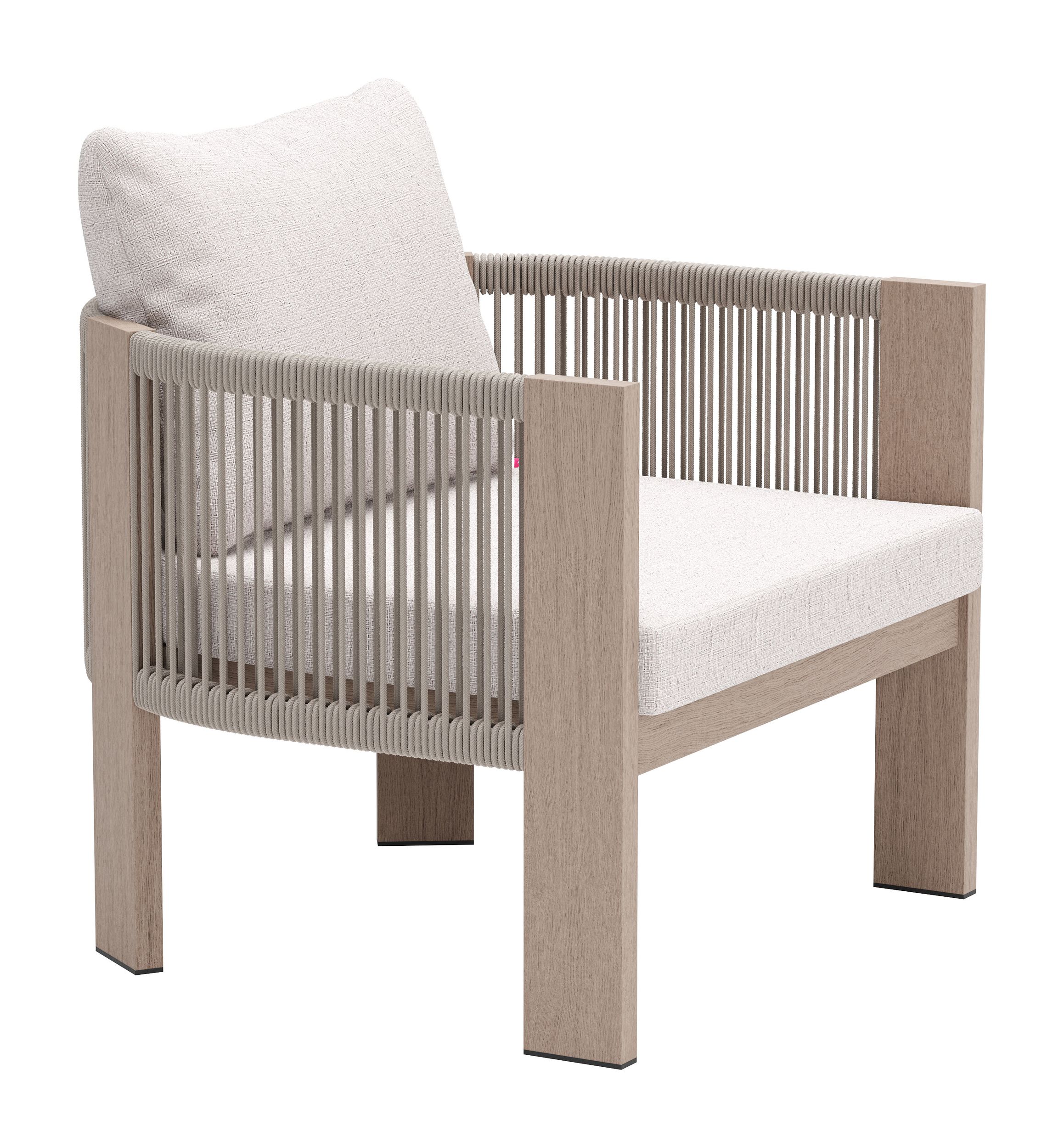 Rebel Olefin/Aluminum Outdoor Accent Chair