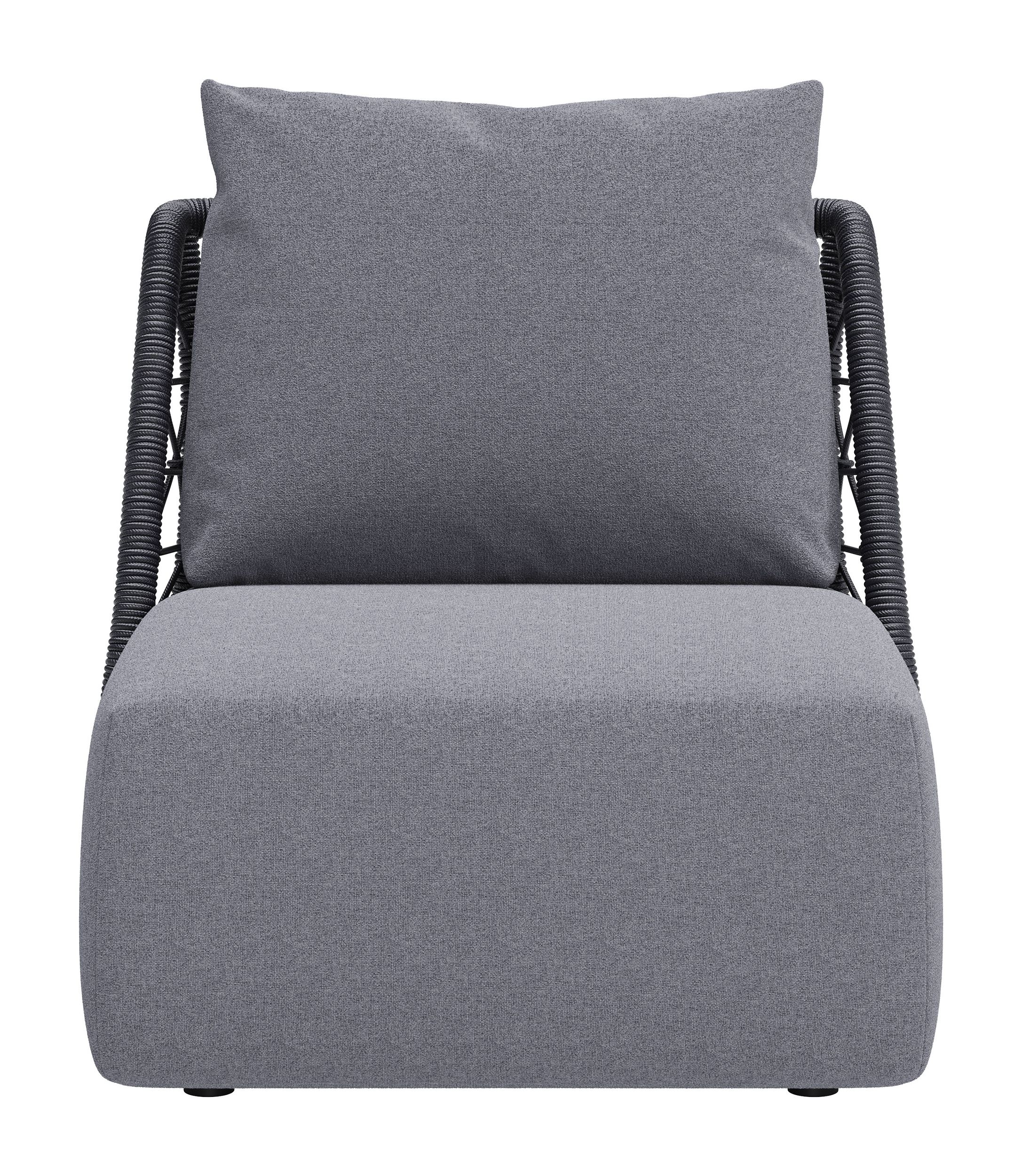 Mekan Olefin/Aluminum Outdoor Accent Chair