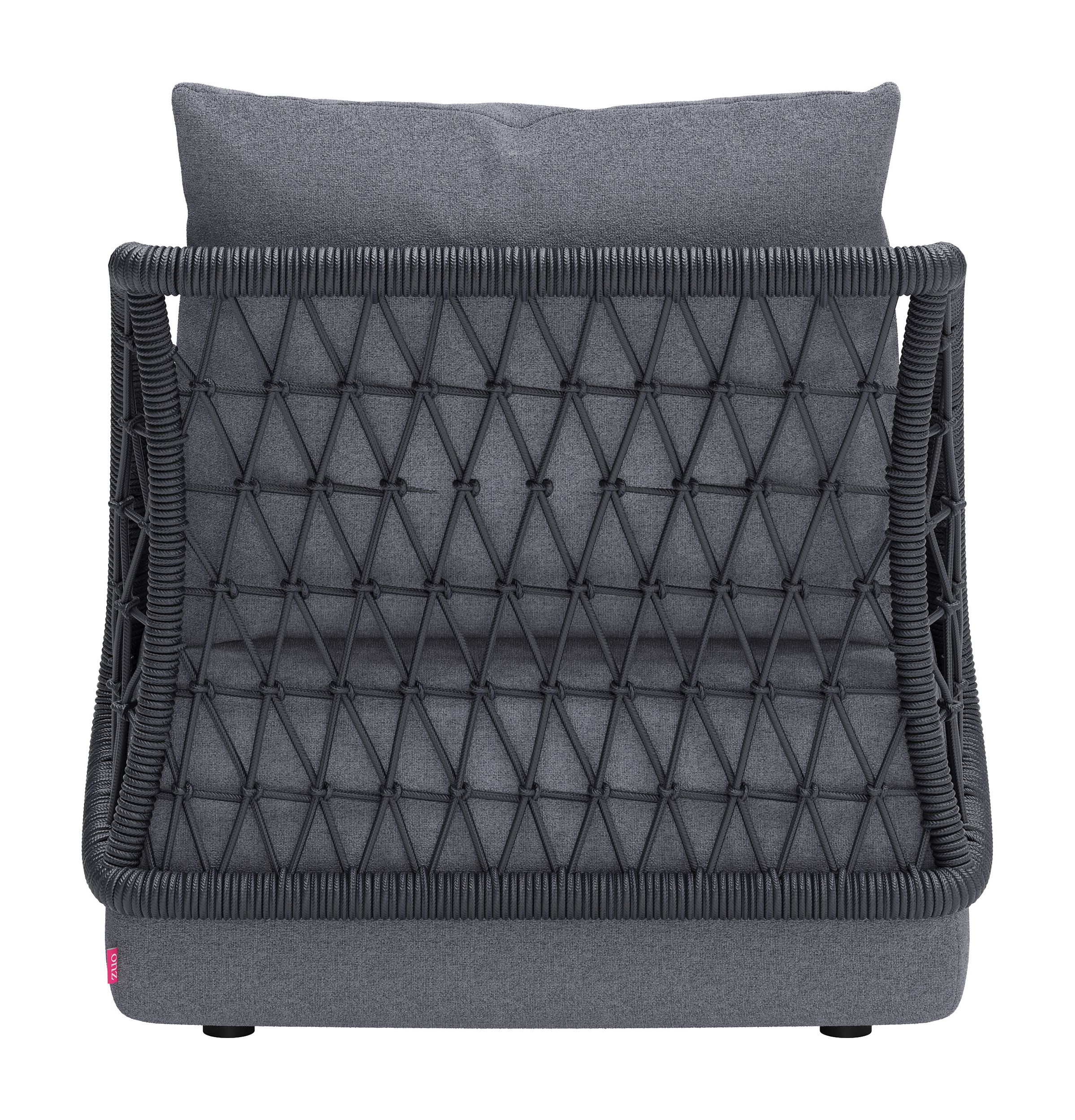 Mekan Olefin/Aluminum Outdoor Accent Chair