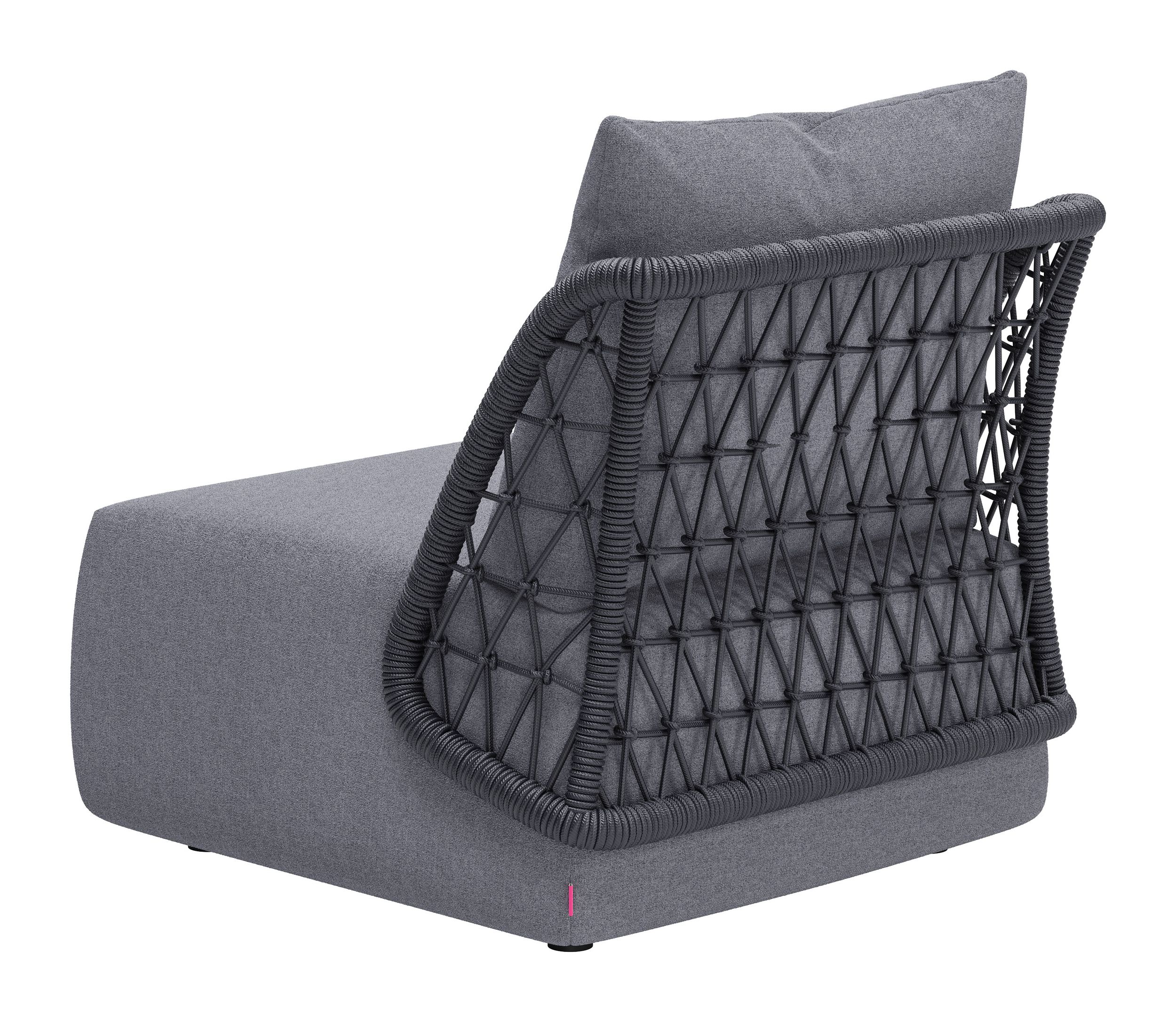 Mekan Olefin/Aluminum Outdoor Accent Chair