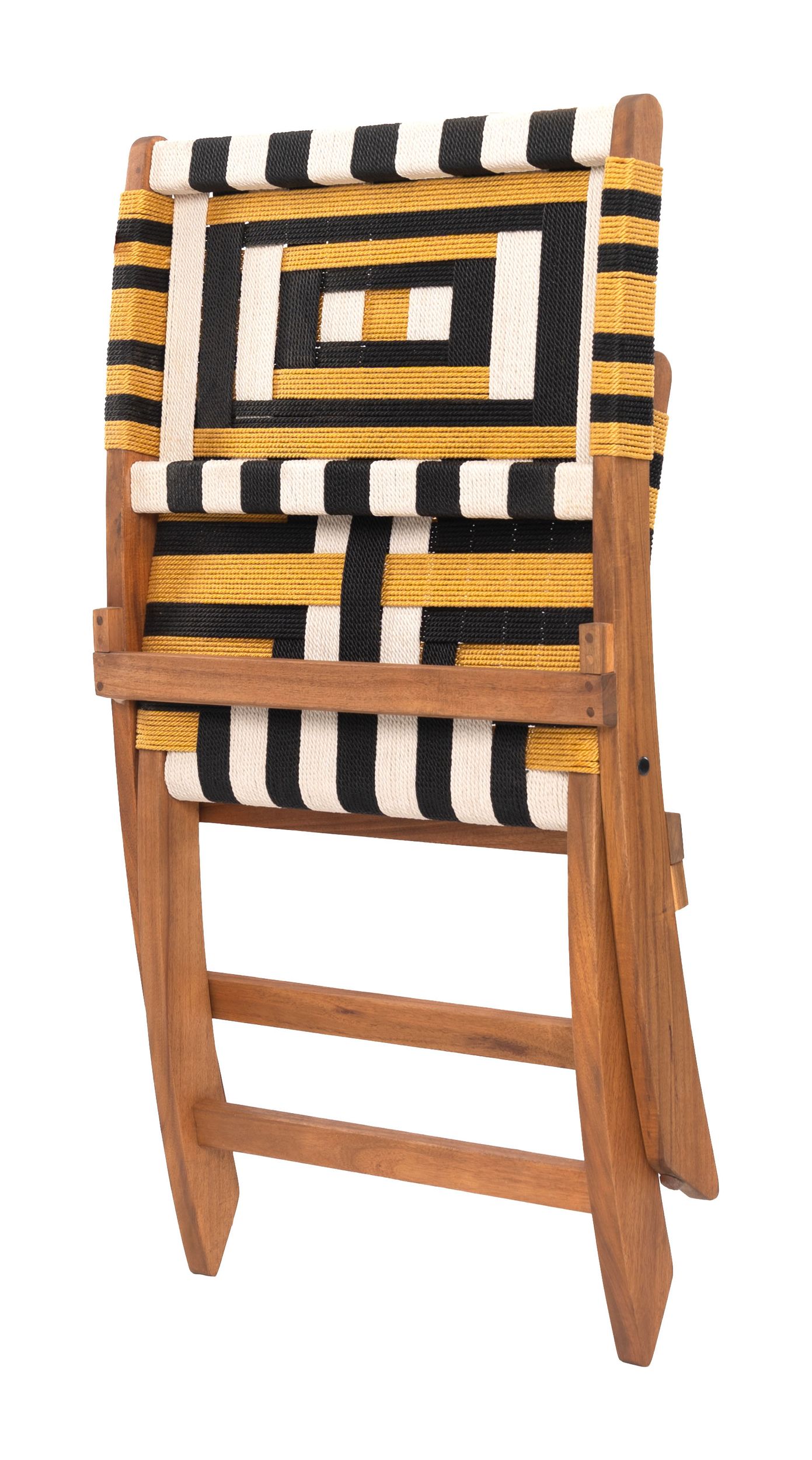 Sunbeam Synthetic Rattan Weave/Wood Outdoor Lounge Chair