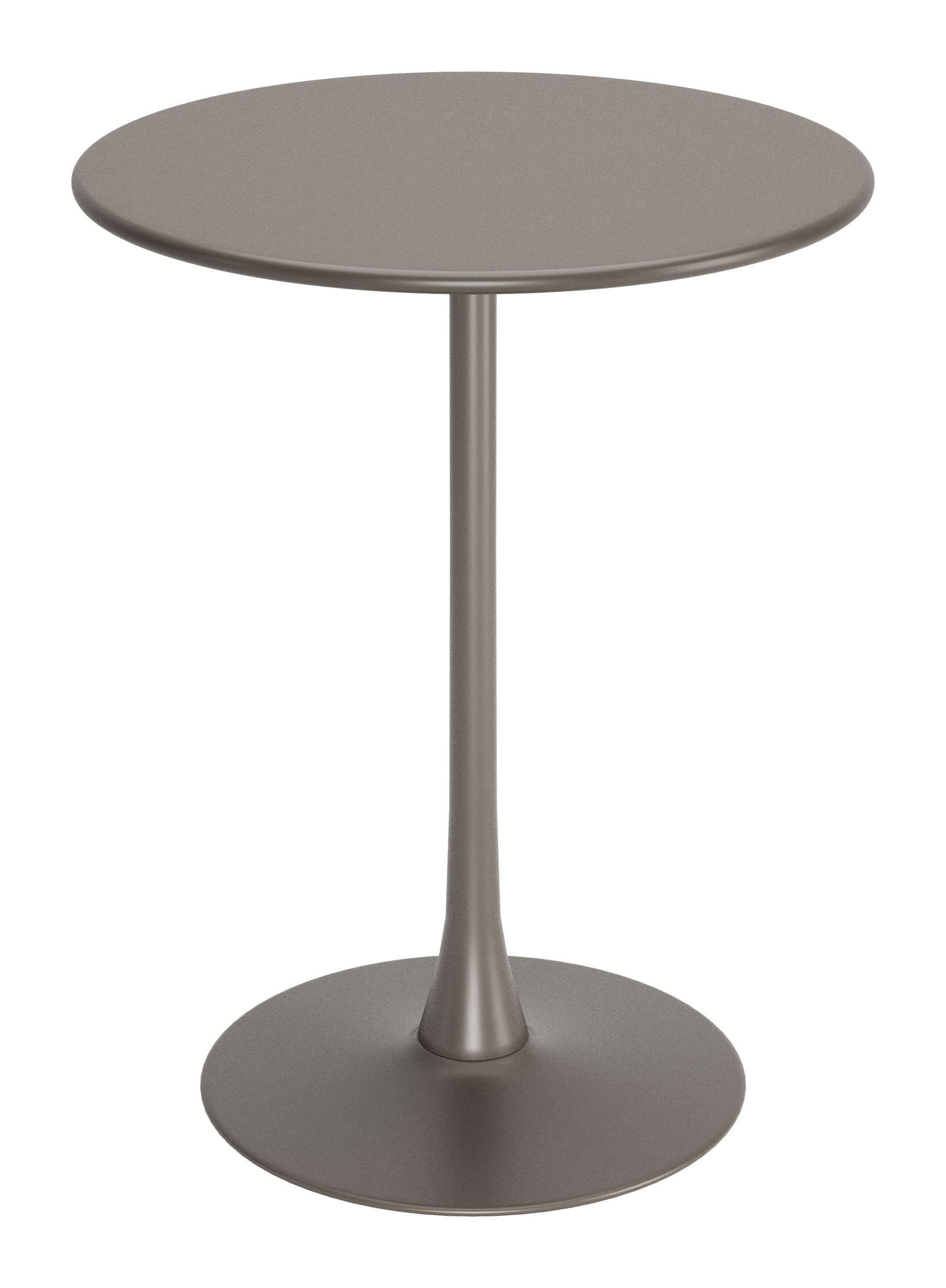 Soleil Round Steel Outdoor Bar Table