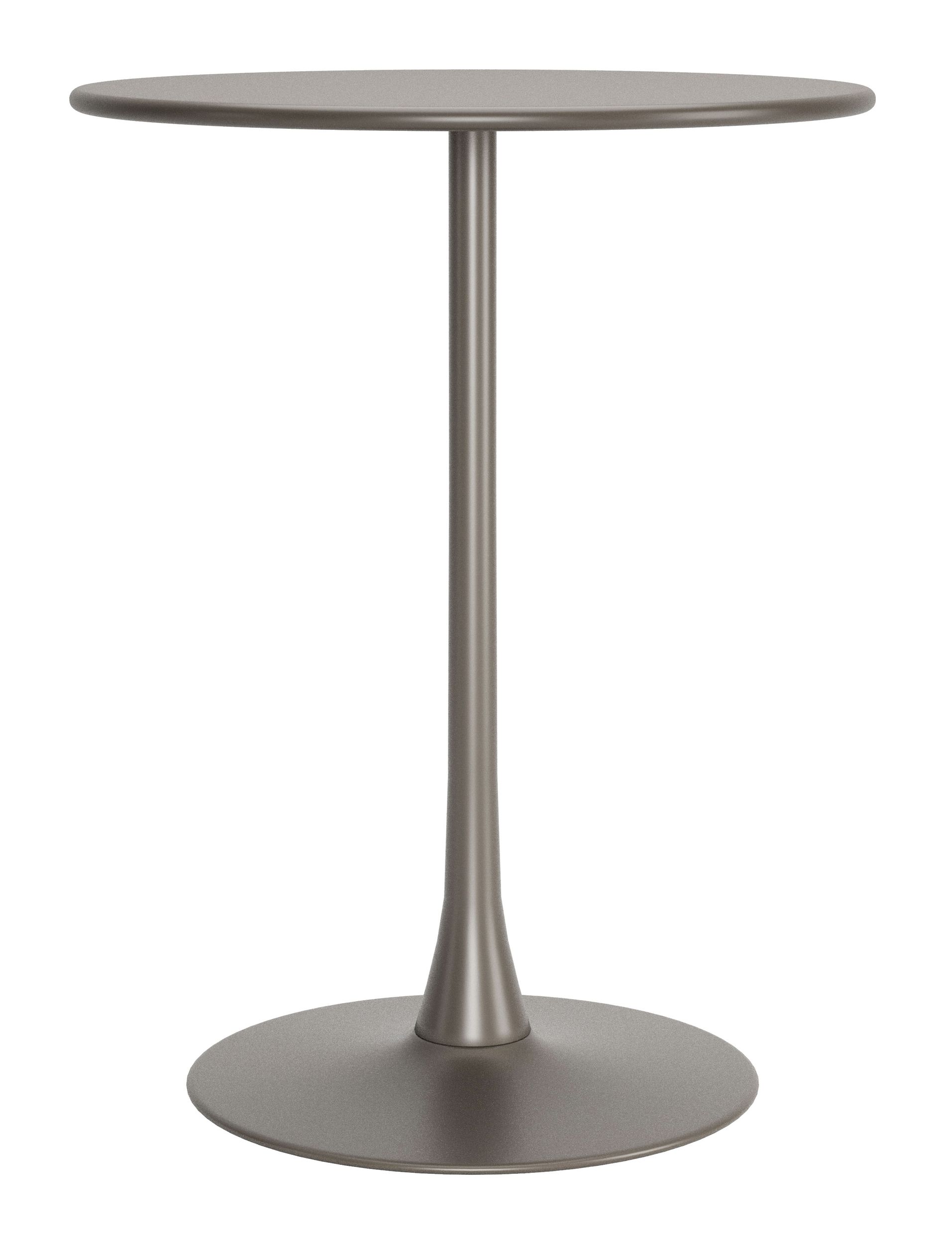 Soleil Round Steel Outdoor Bar Table