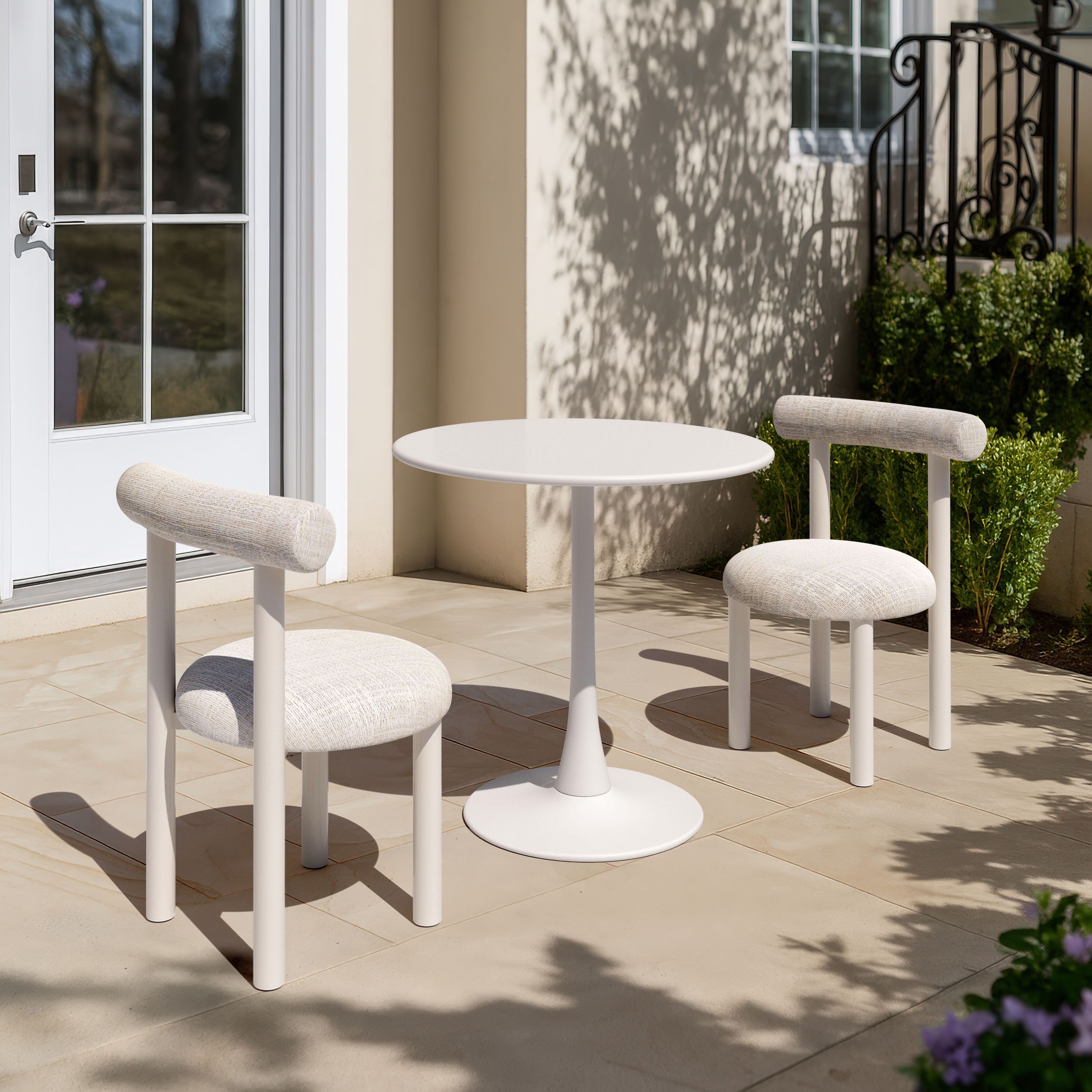 Ceres Olefin/Aluminum Dining Chair