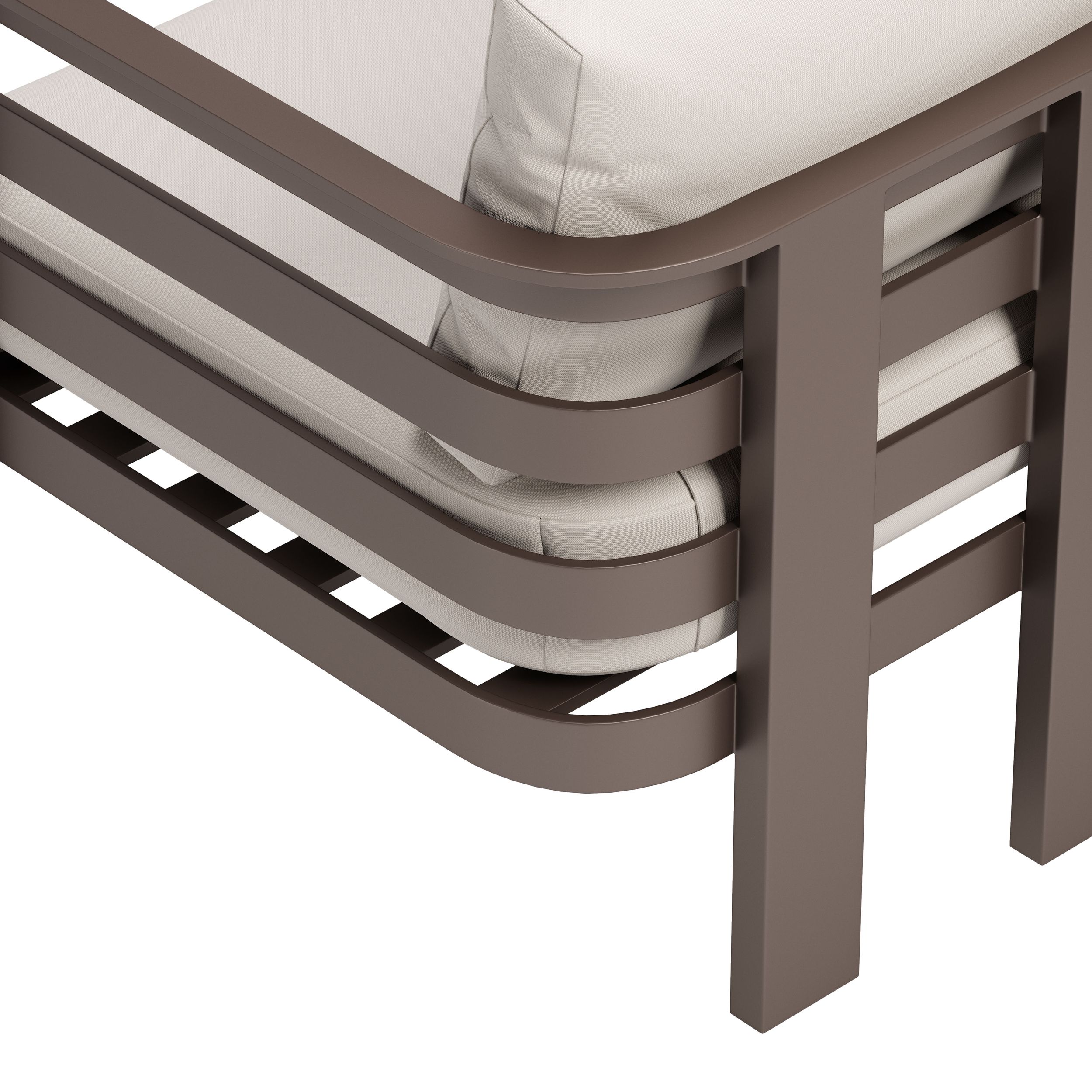 Bal Harbor Olefin/Aluminum Outdoor Armchair