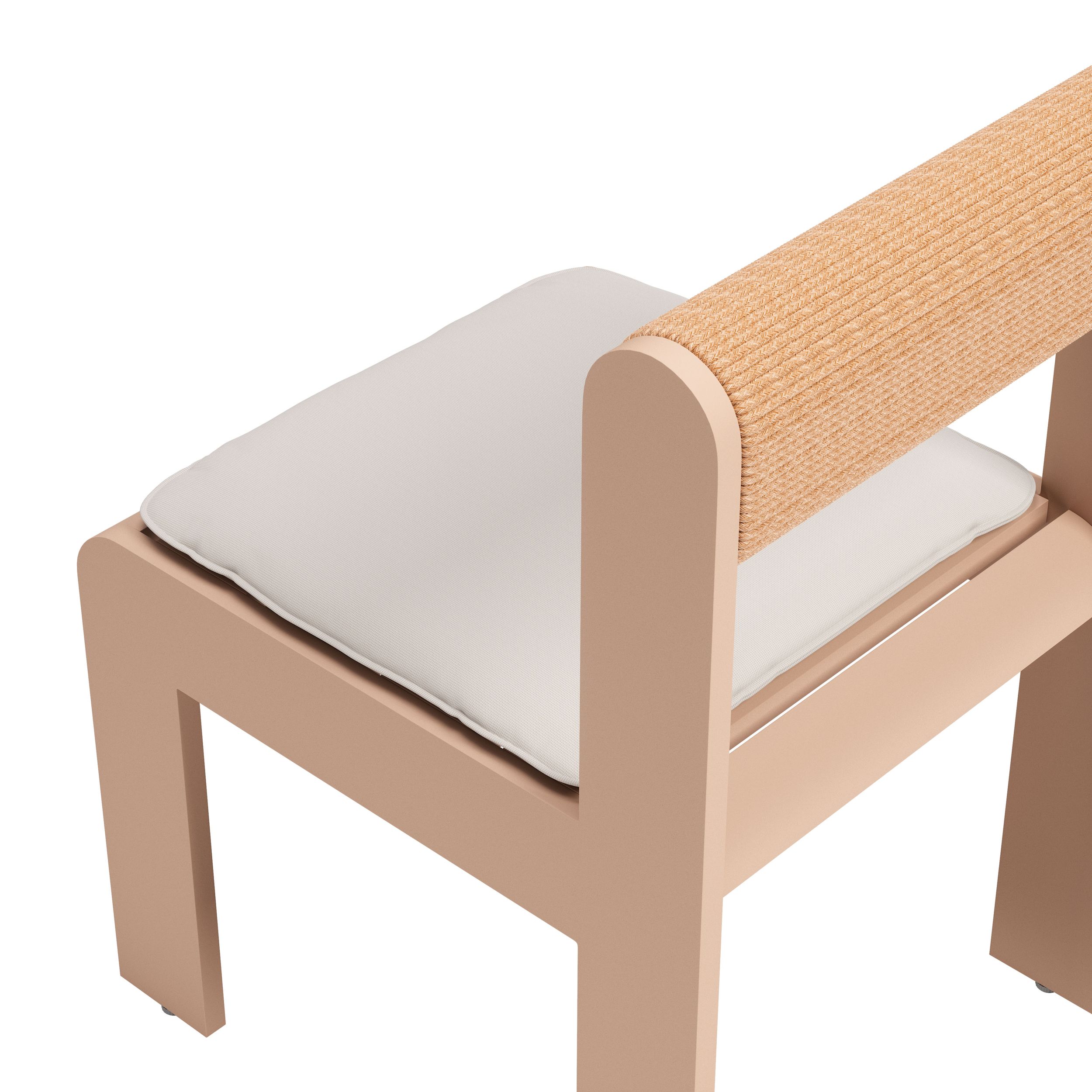 Island Olefin/Aluminum Outdoor Dining Chair