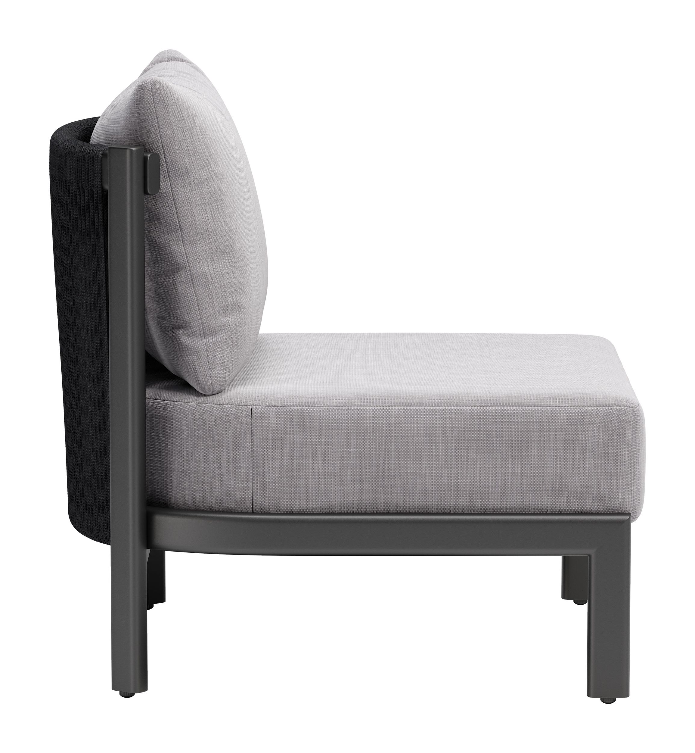 Horizon Olefin/Aluminum Accent Chair