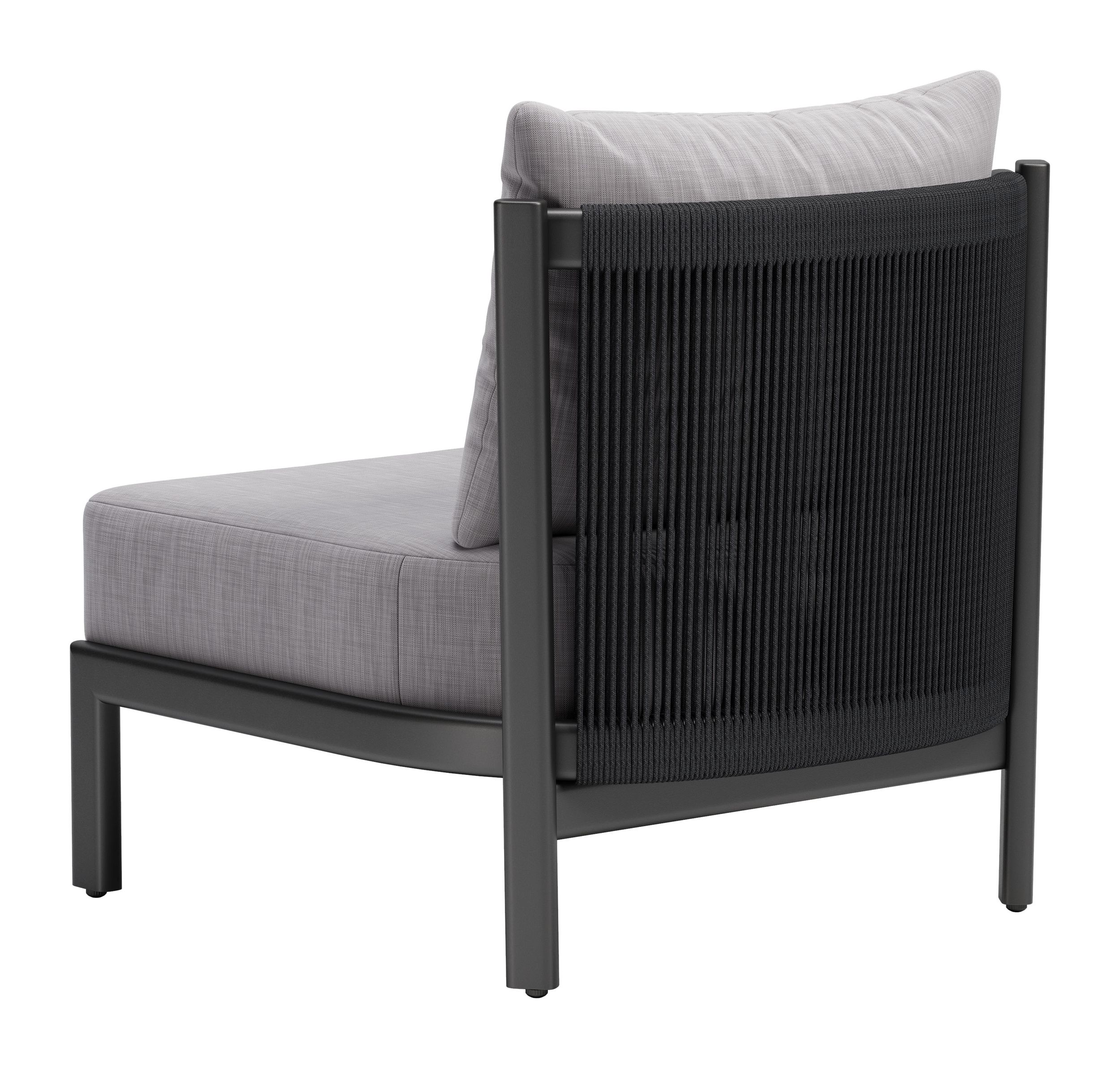 Horizon Olefin/Aluminum Accent Chair