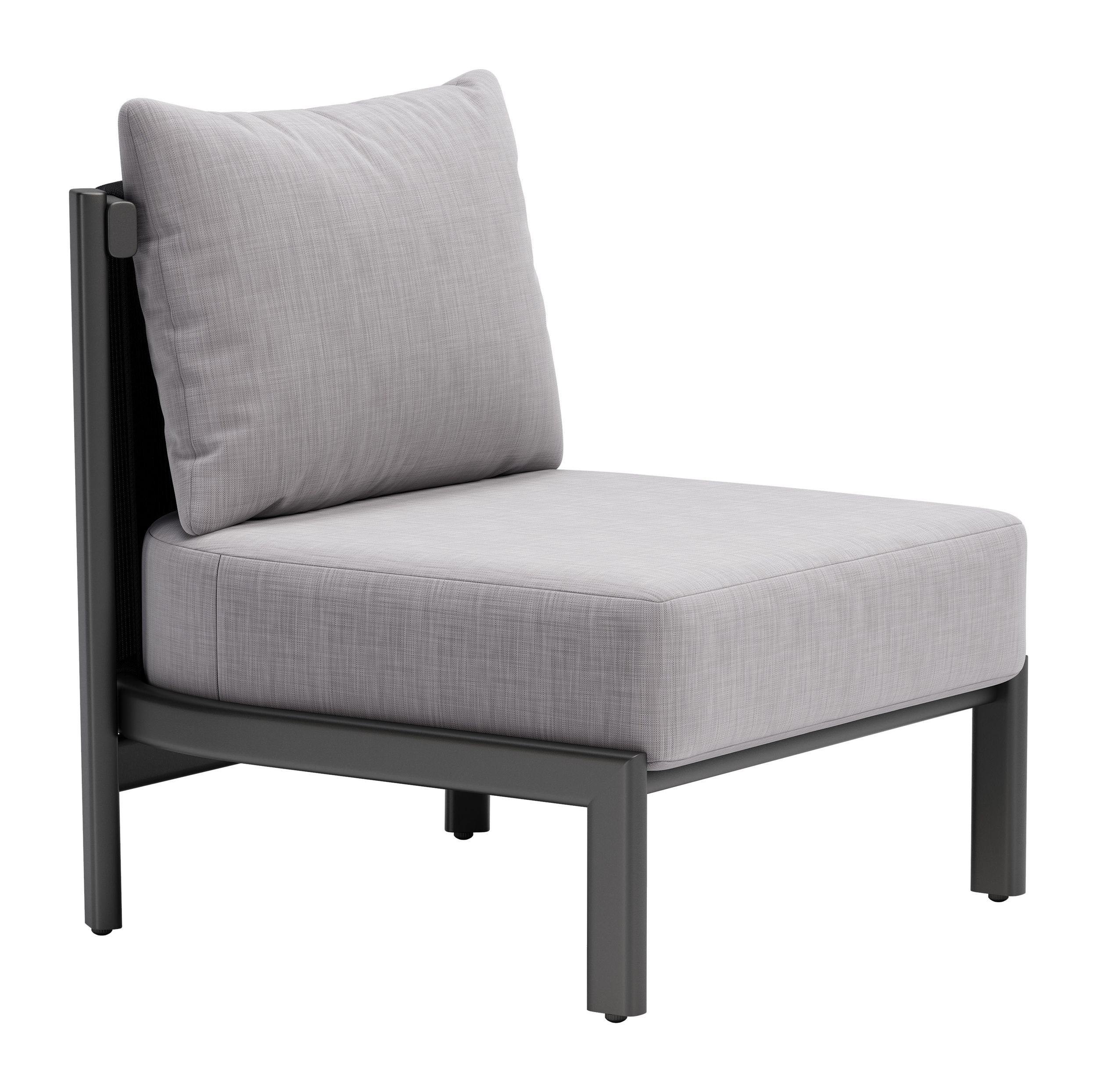 Horizon Olefin/Aluminum Accent Chair