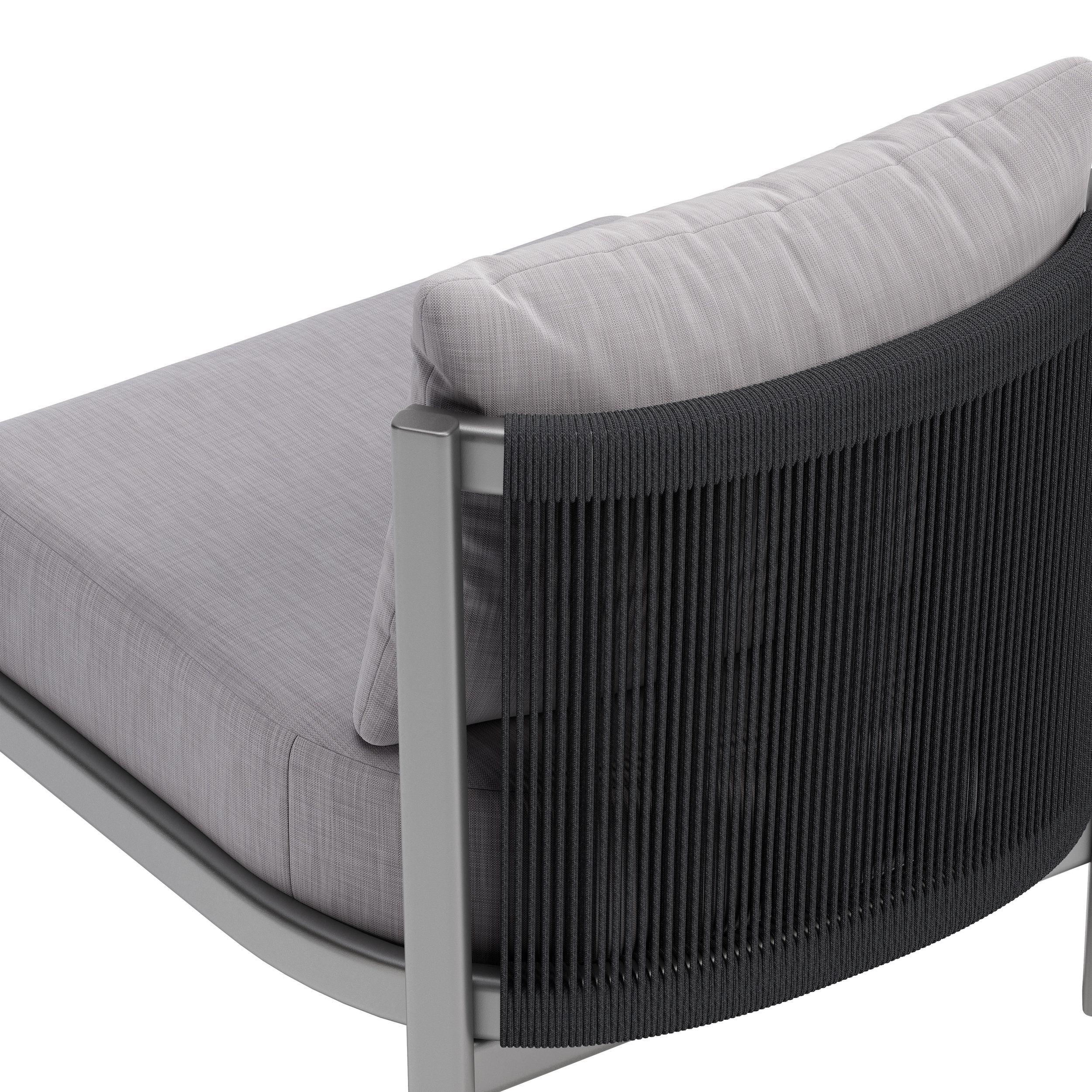 Horizon Olefin/Aluminum Accent Chair