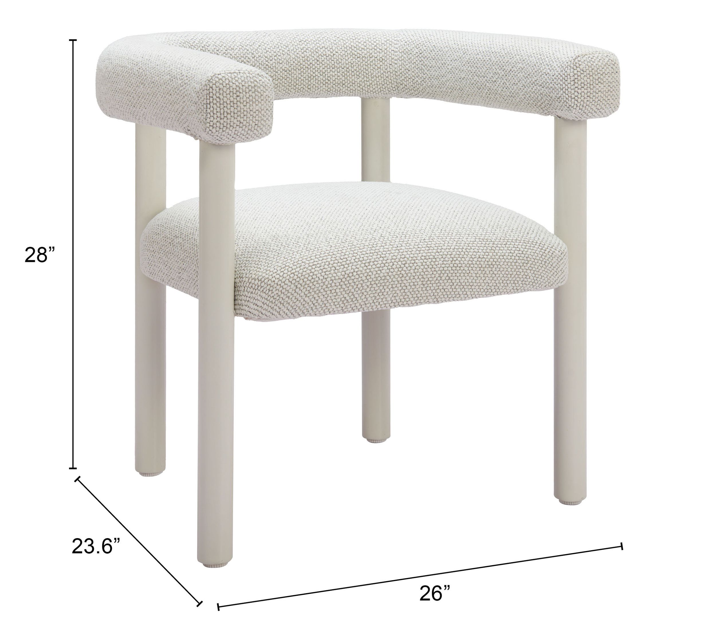 Sunbath Polyester/Aluminum Dining Chair