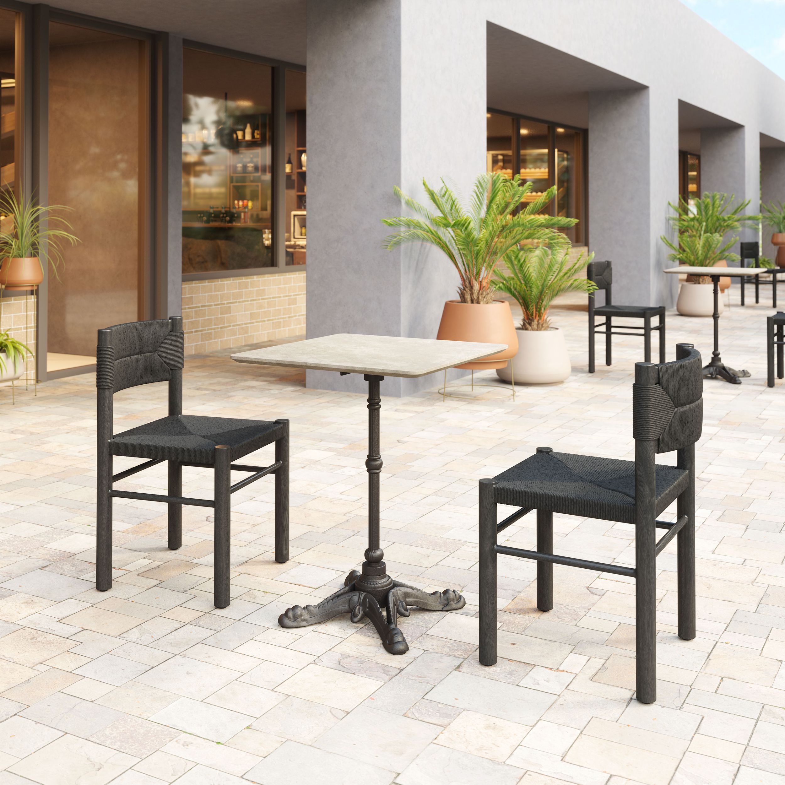 Iska Aluminum Outdoor Dining Chair