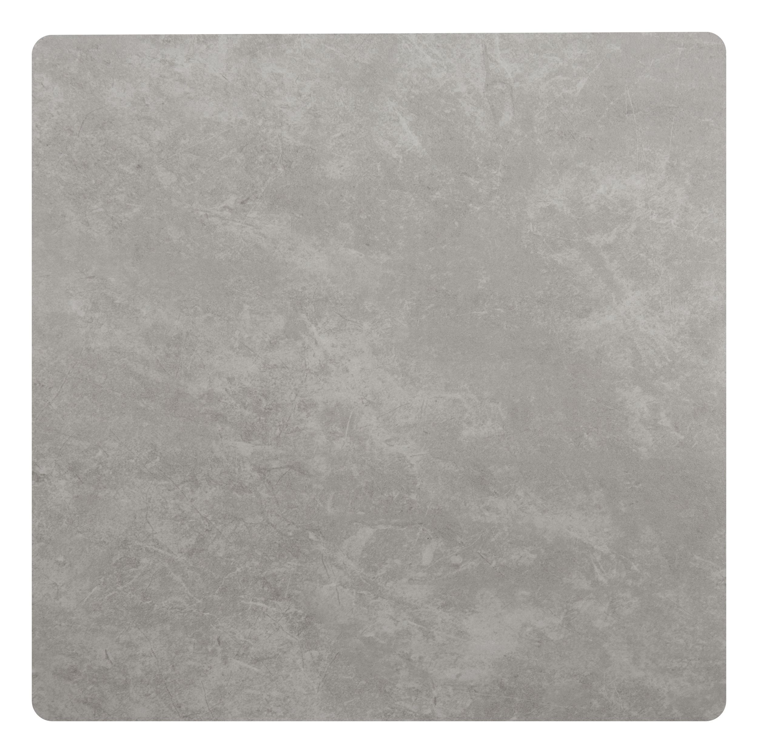 Alfresco Square Faux Concrete/Metal Outdoor Dining Table