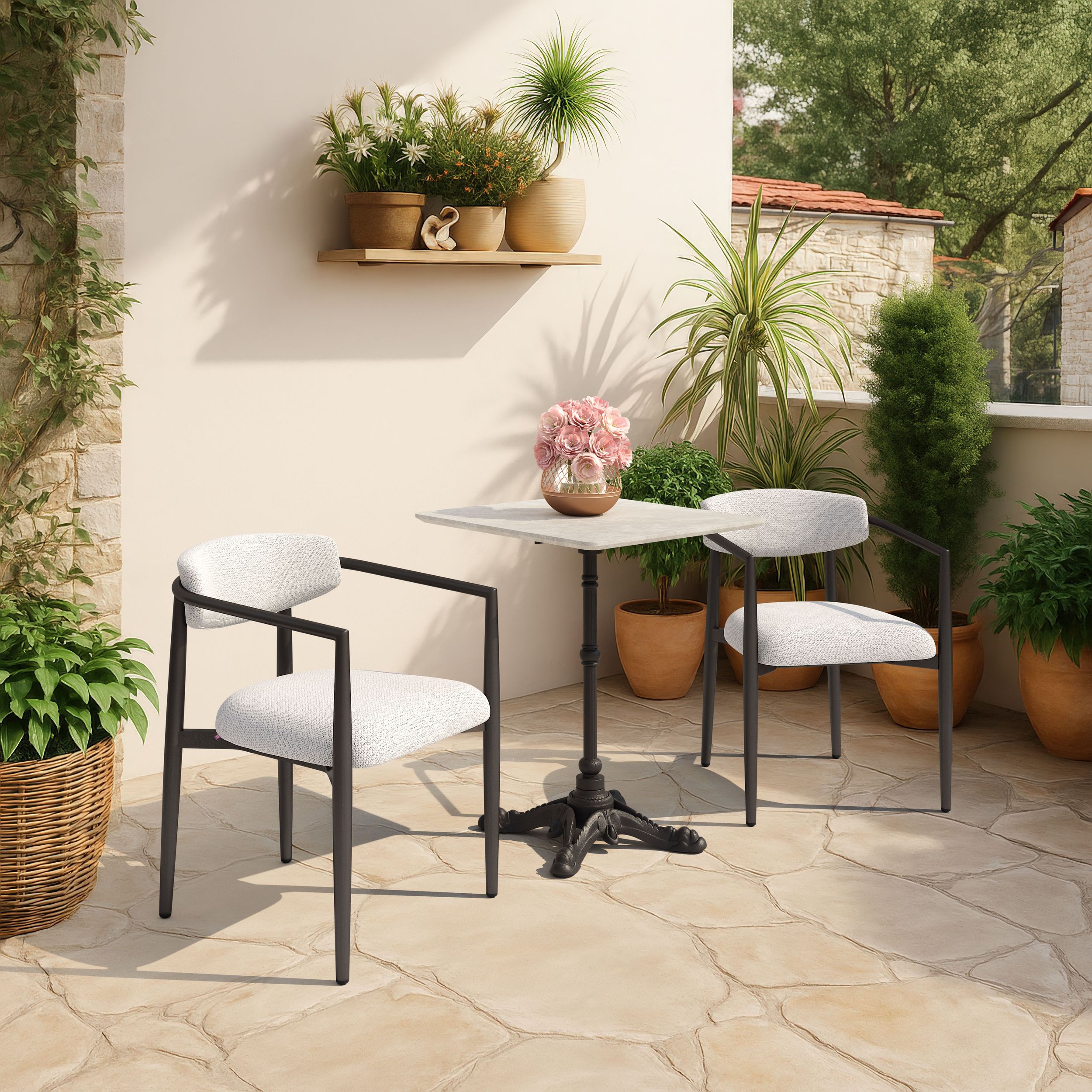 Midori Olefin/Aluminum Outdoor Dining Chair