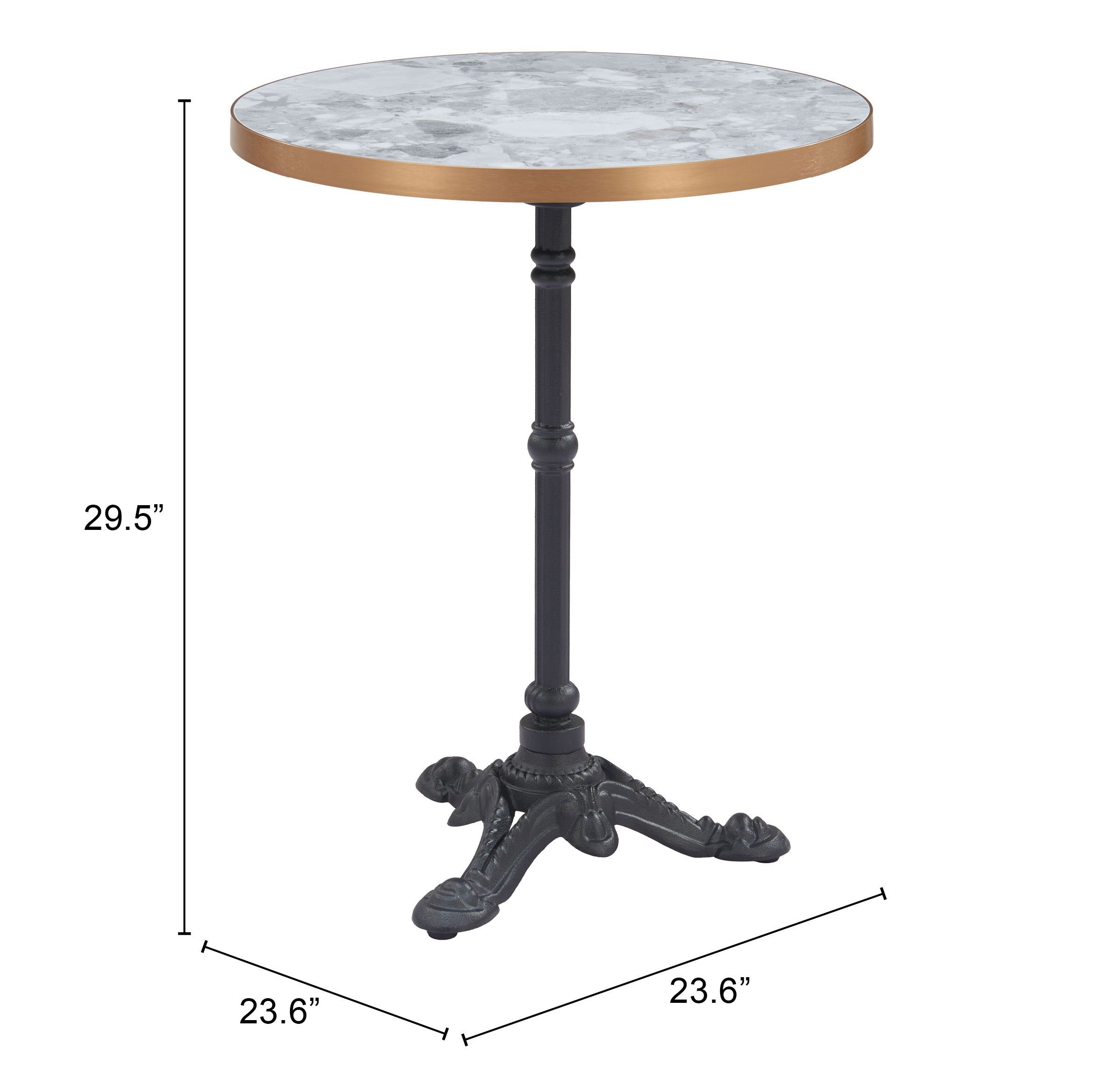 Gazebo Round MDF/Aluminum Dining Table