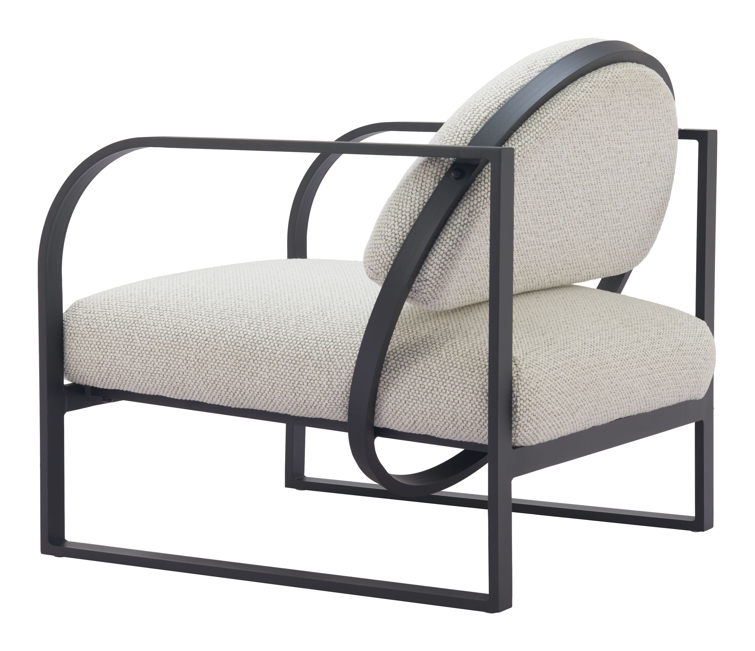 Flakt Polyester/Aluminum Outdoor Accent Chair